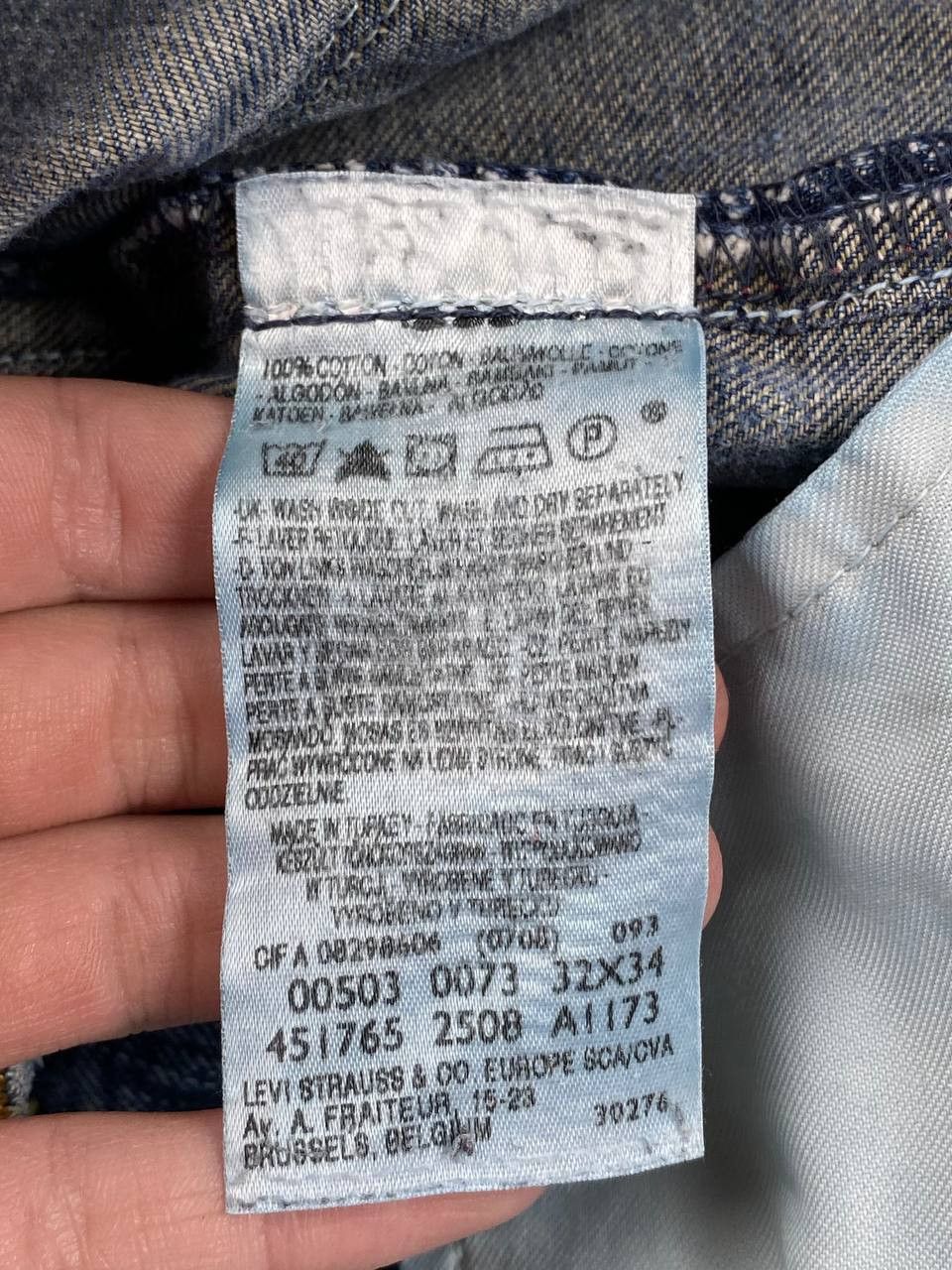 Levi's Vintage Levis 503 Denim Jeans Loose Cinch Men Size 32х34 Size US 32 / EU 48 - 18 Thumbnail