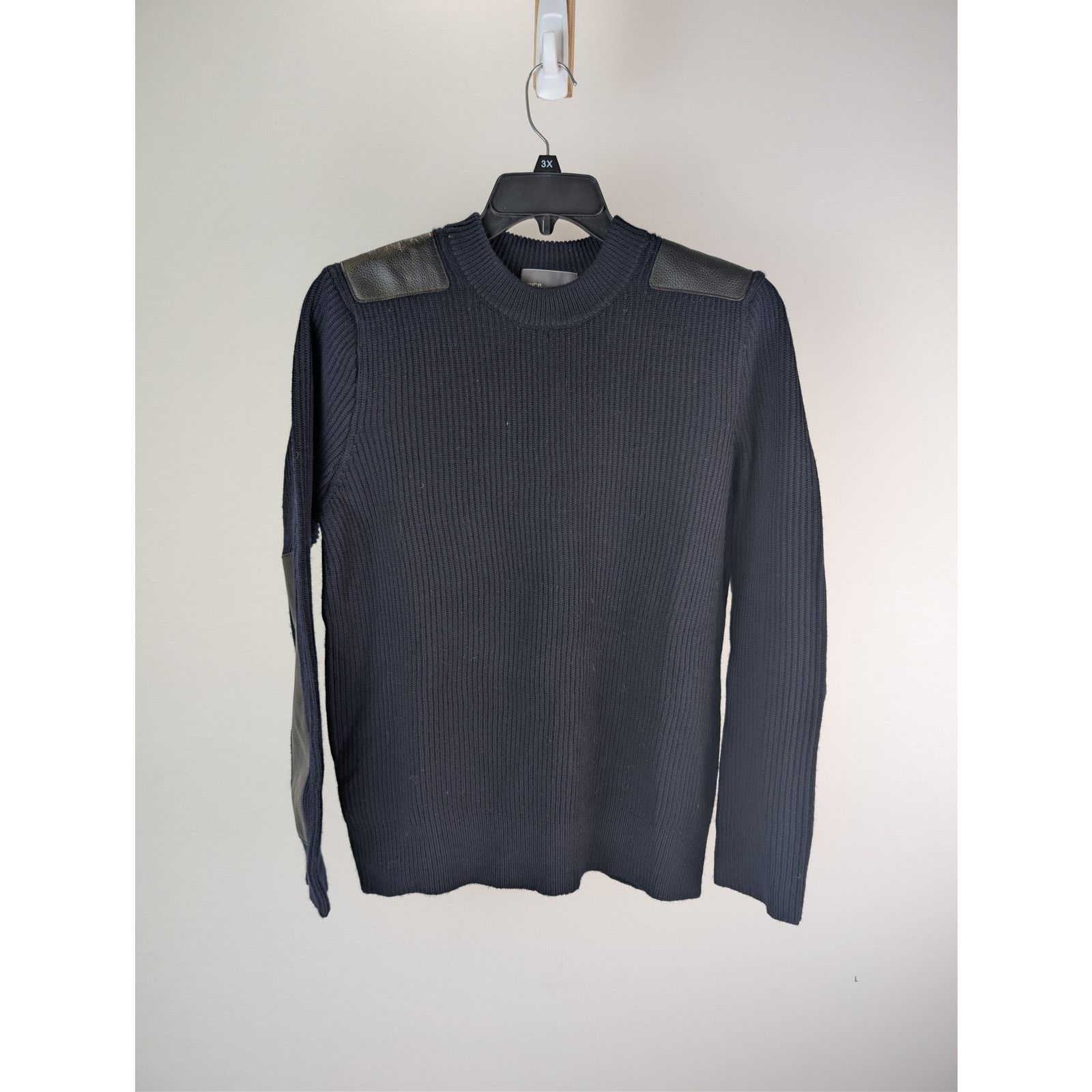 Vince o1rshd1 CC20 Sweater Sweatshirt in Navy Blue Size US M / EU 48-50 / 2 - 2 Thumbnail