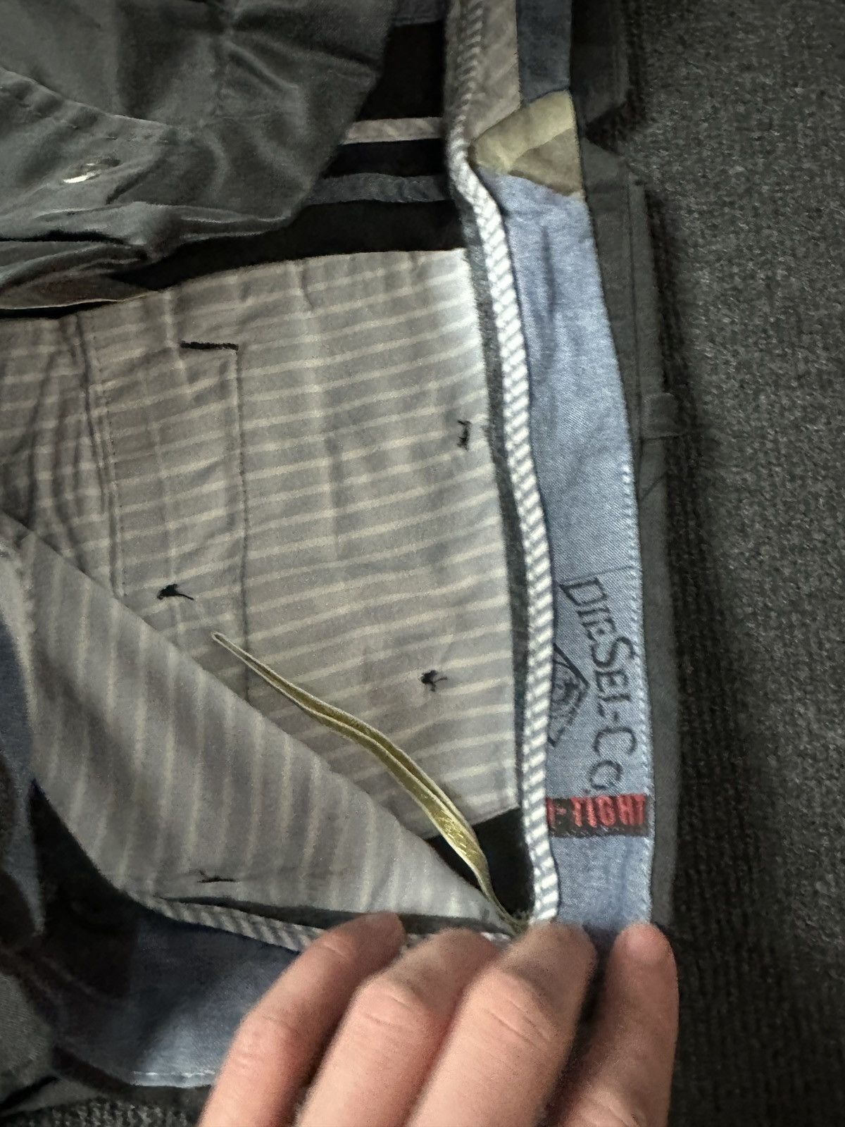 Diesel 🚨 RARE DIESEL MEN DENIM JEANS AVANT GARDE IFSIXWASNINE Y2K Size US 34 / EU 50 - 9 Thumbnail