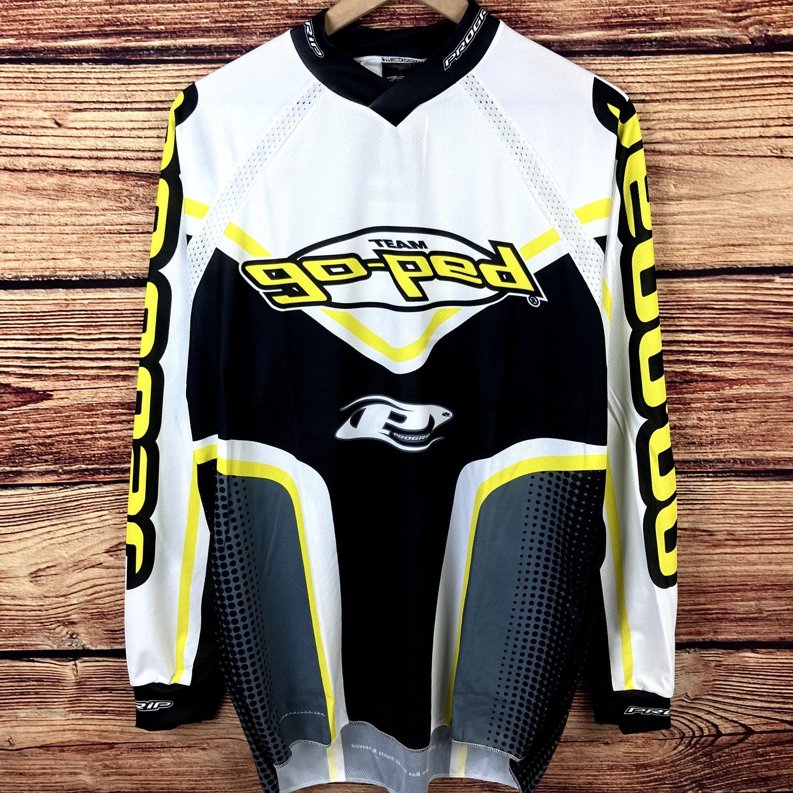Vintage Vintage Y2k Team Go-Ped Motocross Long Sleeve Jersey Size US XL / EU 56 / 4 - 1 Thumbnail
