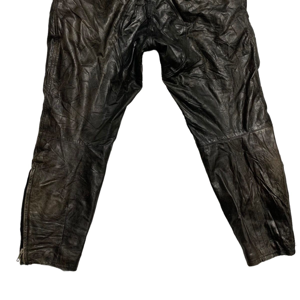 Japanese Brand Komine Motorcycle Rider Leather Pants Size US 33 - 5 Thumbnail