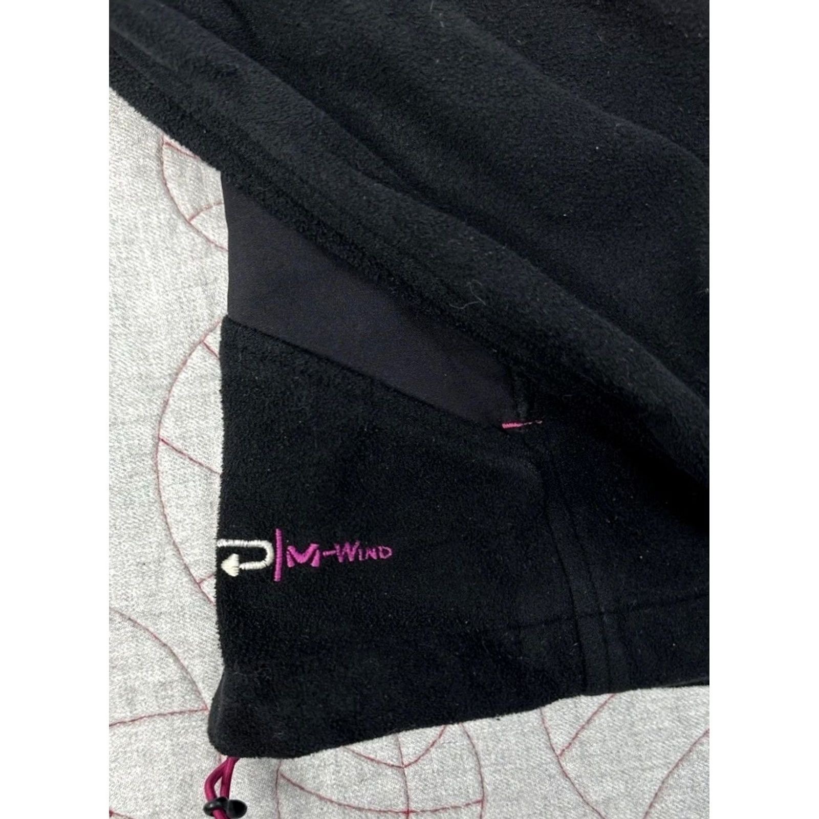 Vintage Millet LD Dual Softshell Wind stopped Jacket Black Pink Medium Womens Size M / US 6-8 / IT 42-44 - 3 Thumbnail