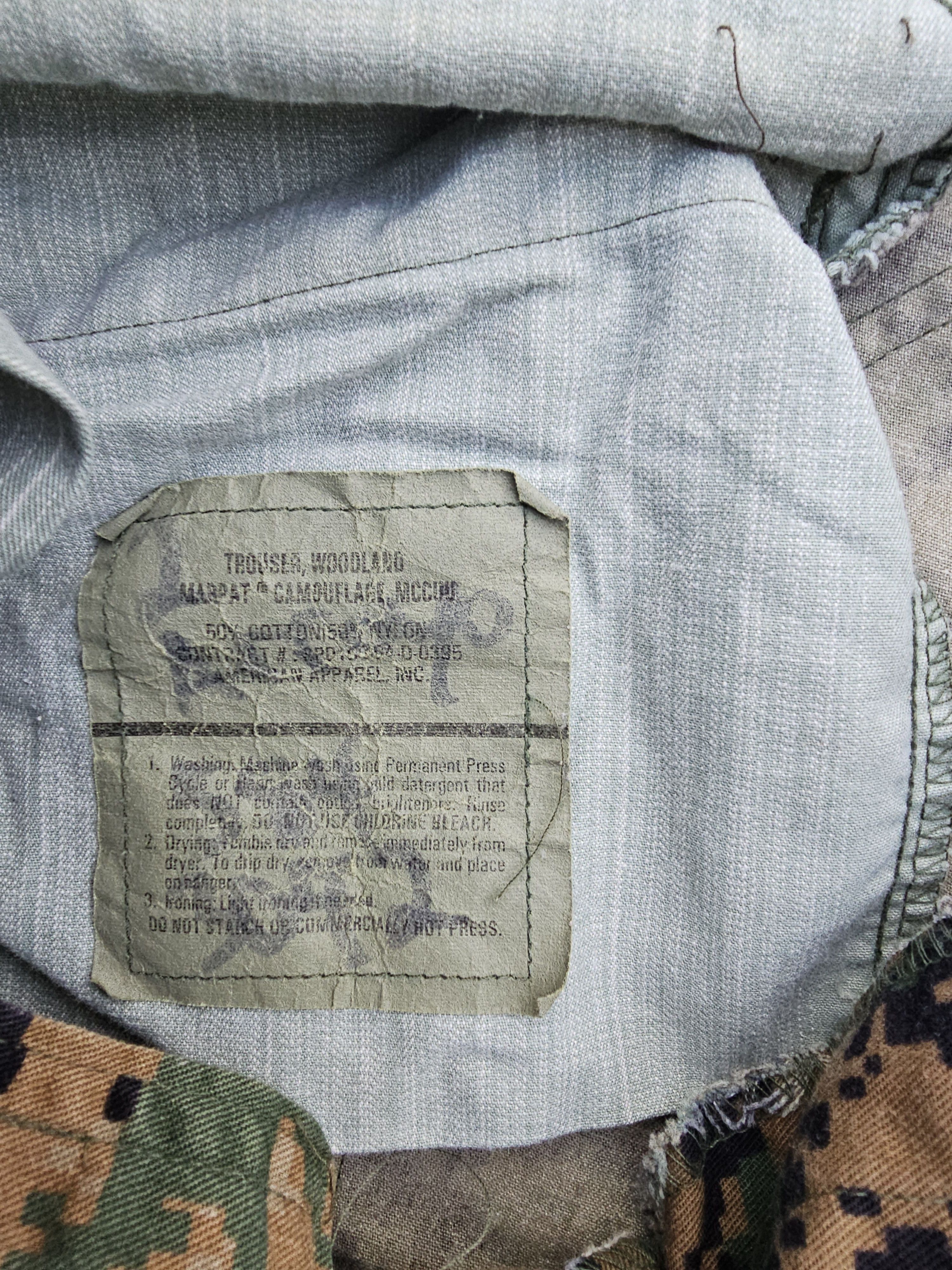 Vintage Crazy Vintage USMC Woodland Digital Camo Pants Size US 32 / EU 48 - 8 Thumbnail