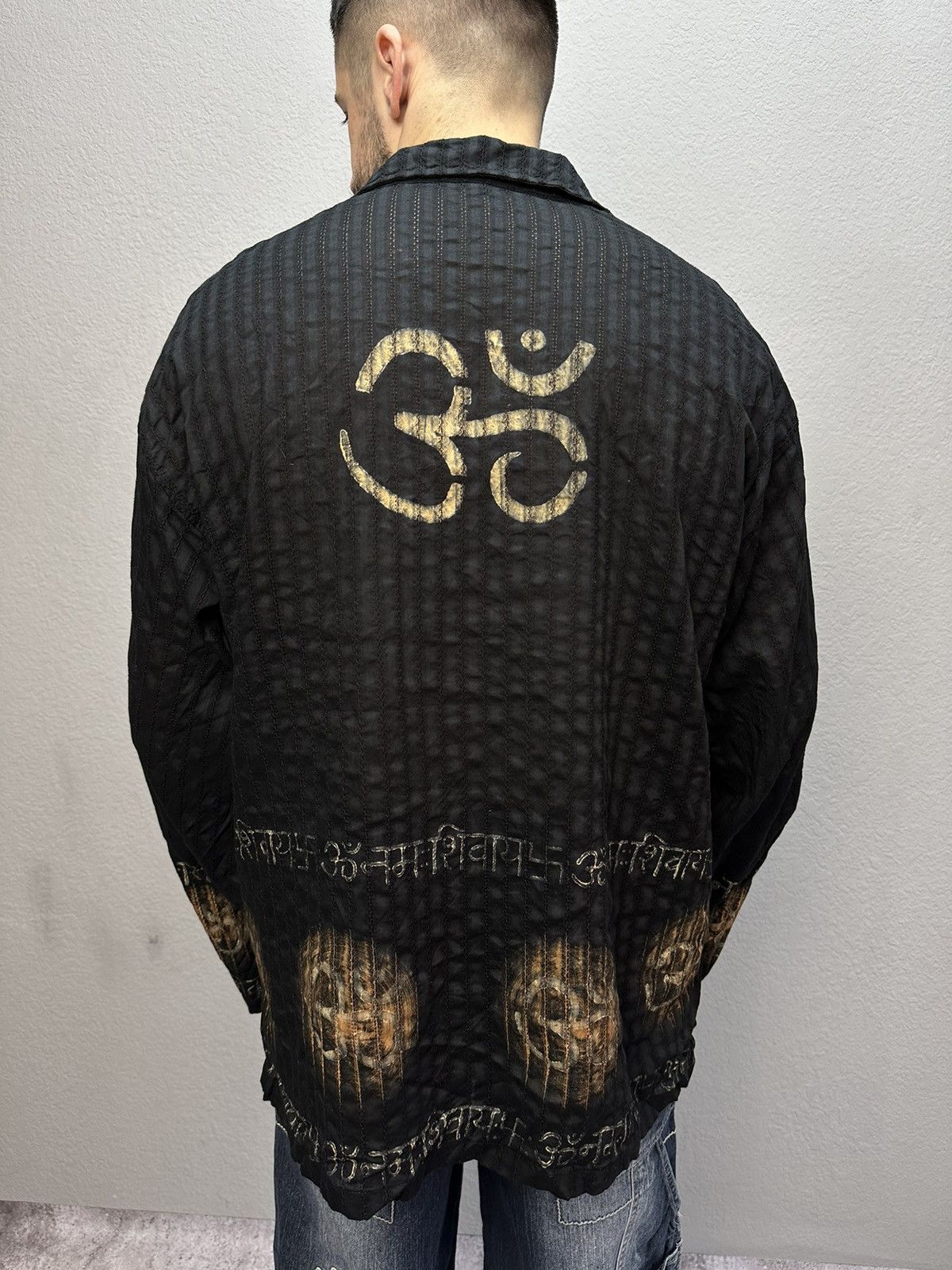 Japanese Brand × Vintage Vintage Avant Garde Long Sleeve Distressed Y2K Archival Punk Size US L / EU 52-54 / 3 - 9 Thumbnail