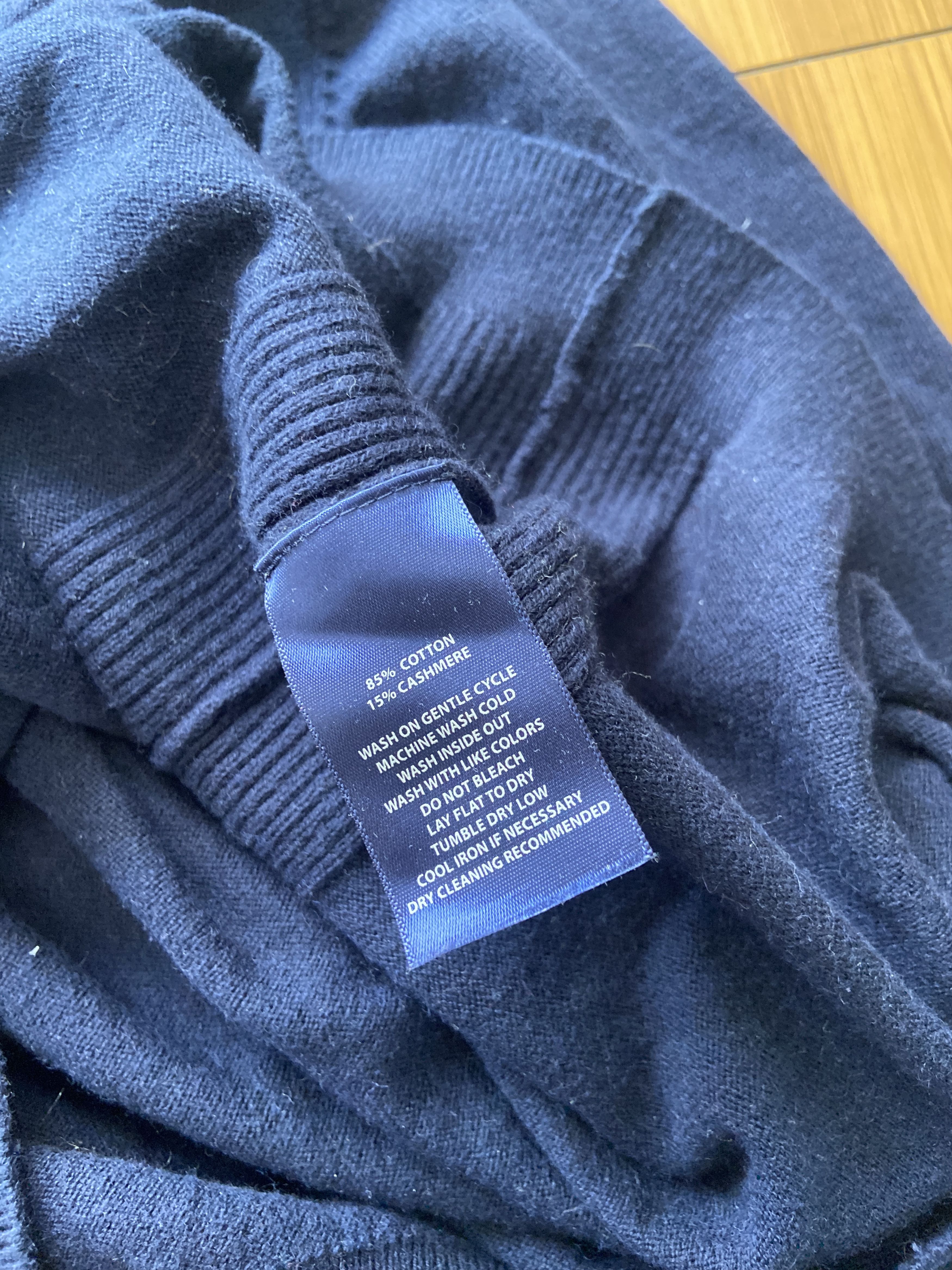 Footjoy FJ Footjoy Men's Golf Cashmere Blend Navy Sweater L Size US L / EU 52-54 / 3 - 4 Thumbnail