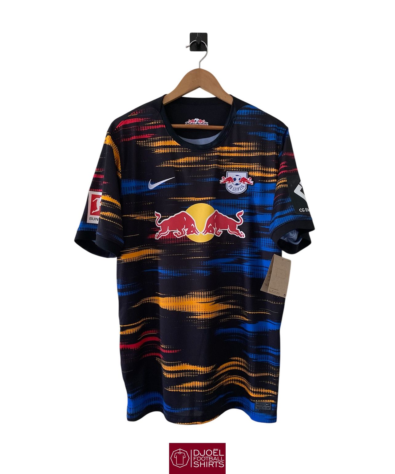 Nike × Red Bull RB Leipzig 2021 Away HALSTENBERG #23 NEW Trikot Bundesliga Size US XL / EU 56 / 4 - 1 Thumbnail