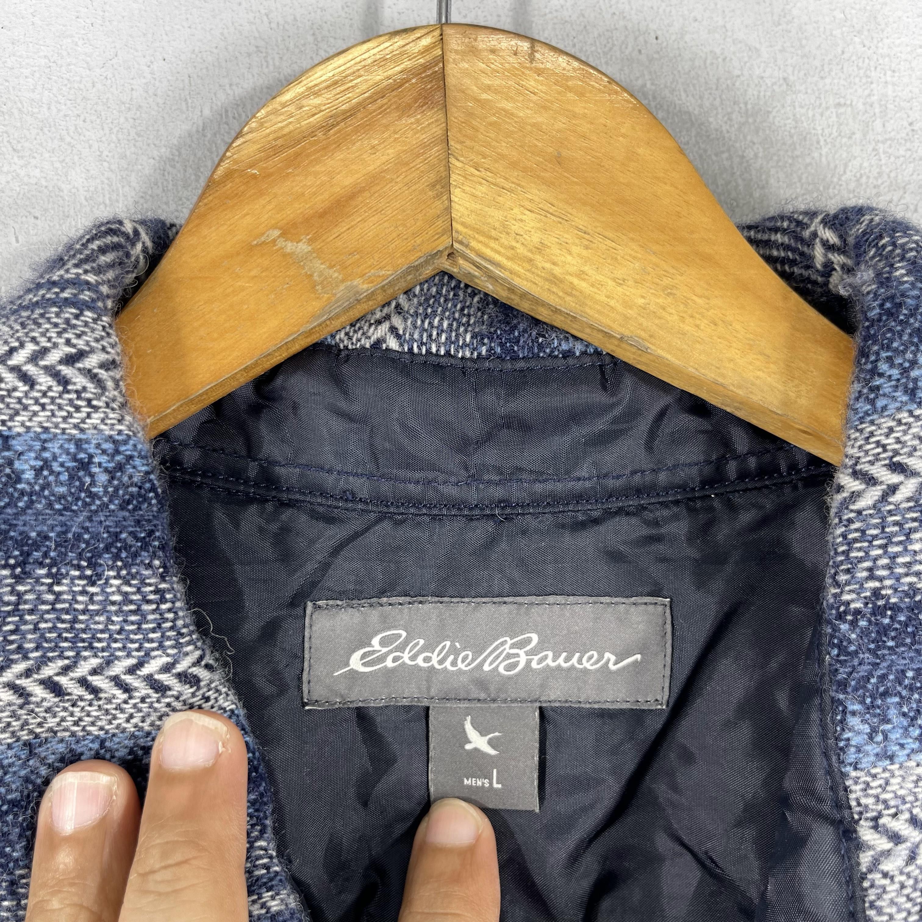 Eddie Bauer Vintage EDDIE BAUER Wool Flannel Jacket Button Up Size US L / EU 52-54 / 3 - 5 Thumbnail