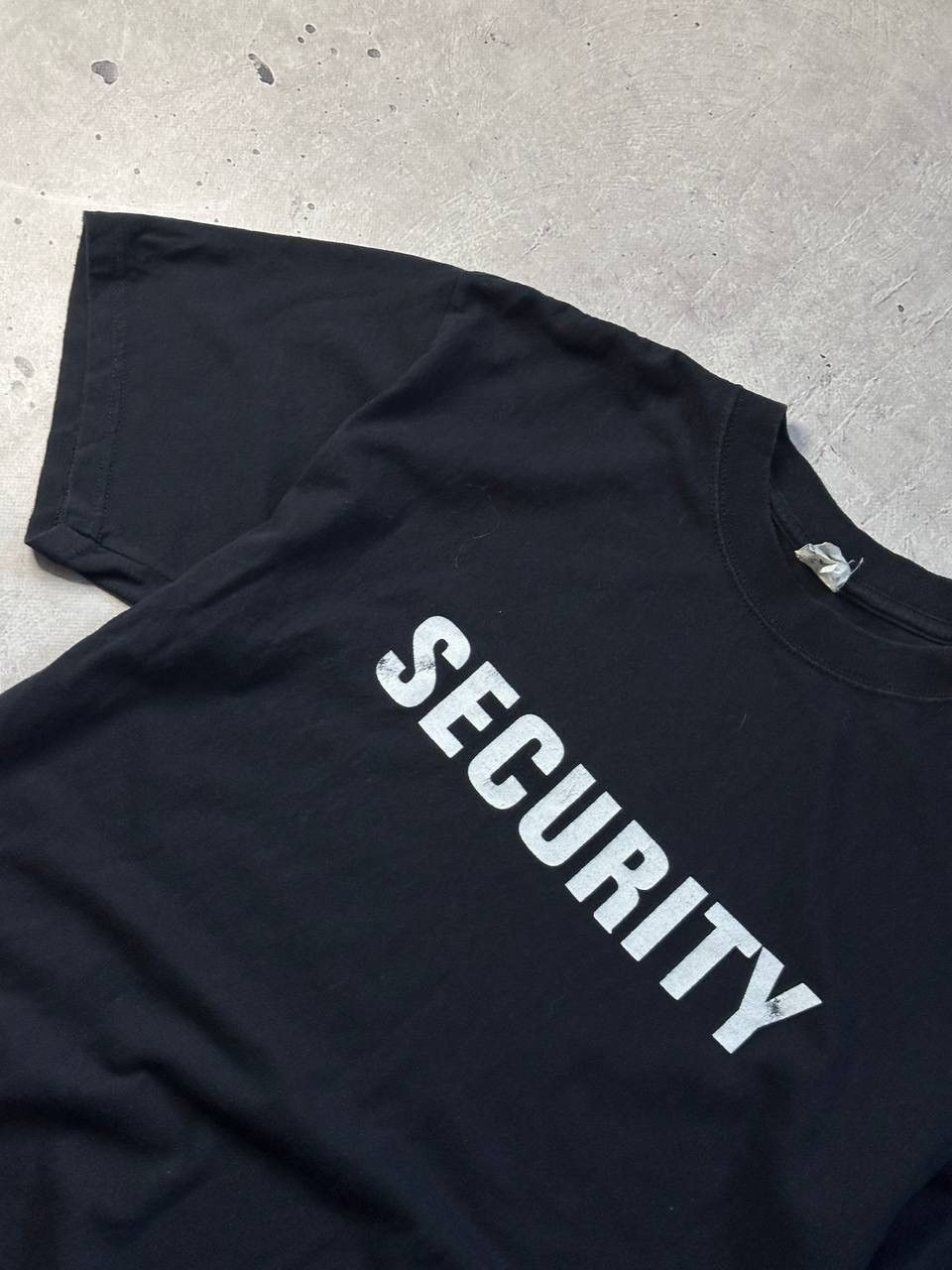 Band Tees × Vintage Anvil SECURITY Vintage Rare Tee 2/LOGO Y2K SK8 Avant Garde Size US L / EU 52-54 / 3 - 3 Thumbnail