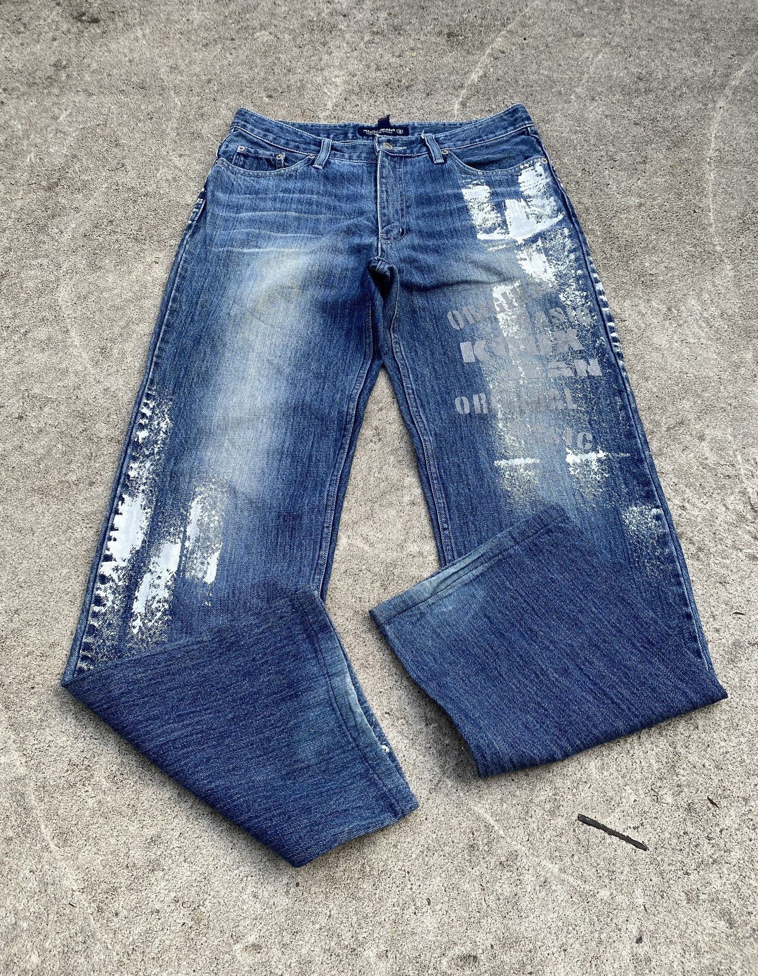 20471120 × 5351 POUR LES HOMMES Koox Jean painter straight cut japanese brand style W32x31 Size US 32 / EU 48 - 4 Thumbnail