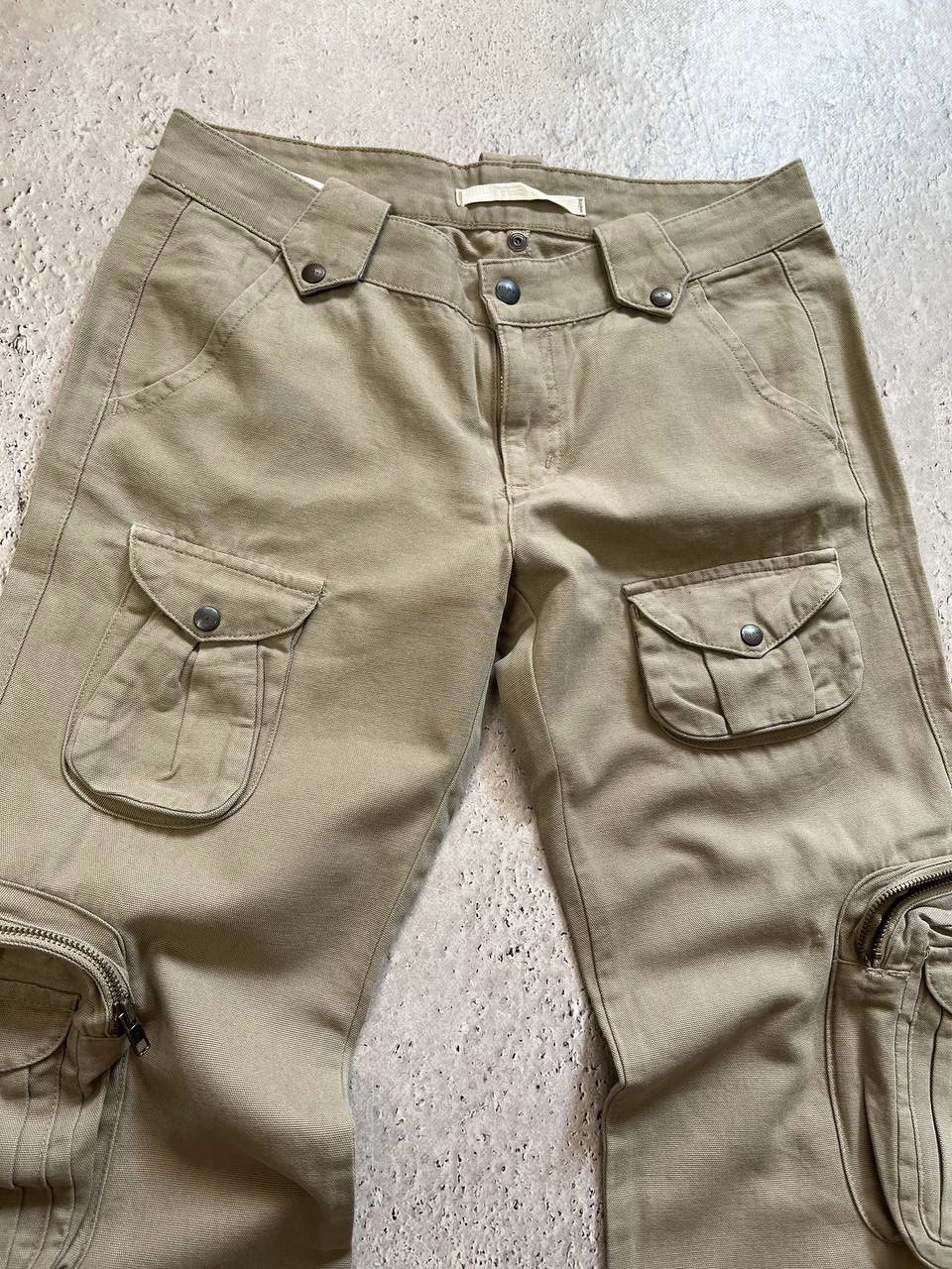 Hysteric Glamour × If Six Was Nine × Le Grande Bleu (L.G.B.) RARE vintage If Six Was Nine style flared cargo pants Y2K Size US 29 - 8 Thumbnail