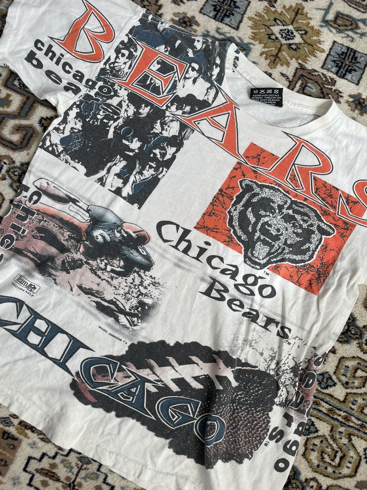 NBA × Vintage Vintage Chicago Bears All Over Print Shirt Size US S / EU 44-46 / 1 - 2 Thumbnail