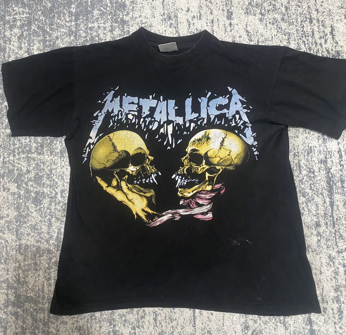 Band Tees Metallica big logo skeleton vintage tee 90s Size US M / EU 48-50 / 2 - 1 Thumbnail
