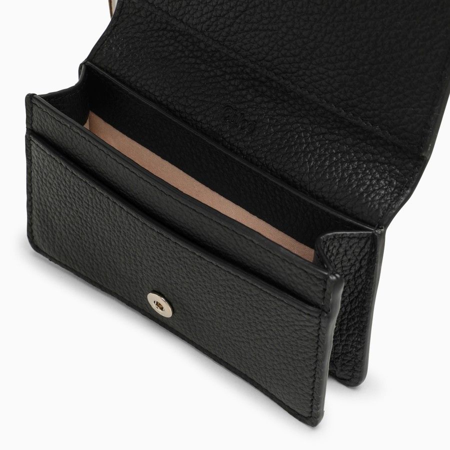 Chloe o1d2blof0824 Size : OS / Leather Card Case in Black Size ONE SIZE - 3 Thumbnail
