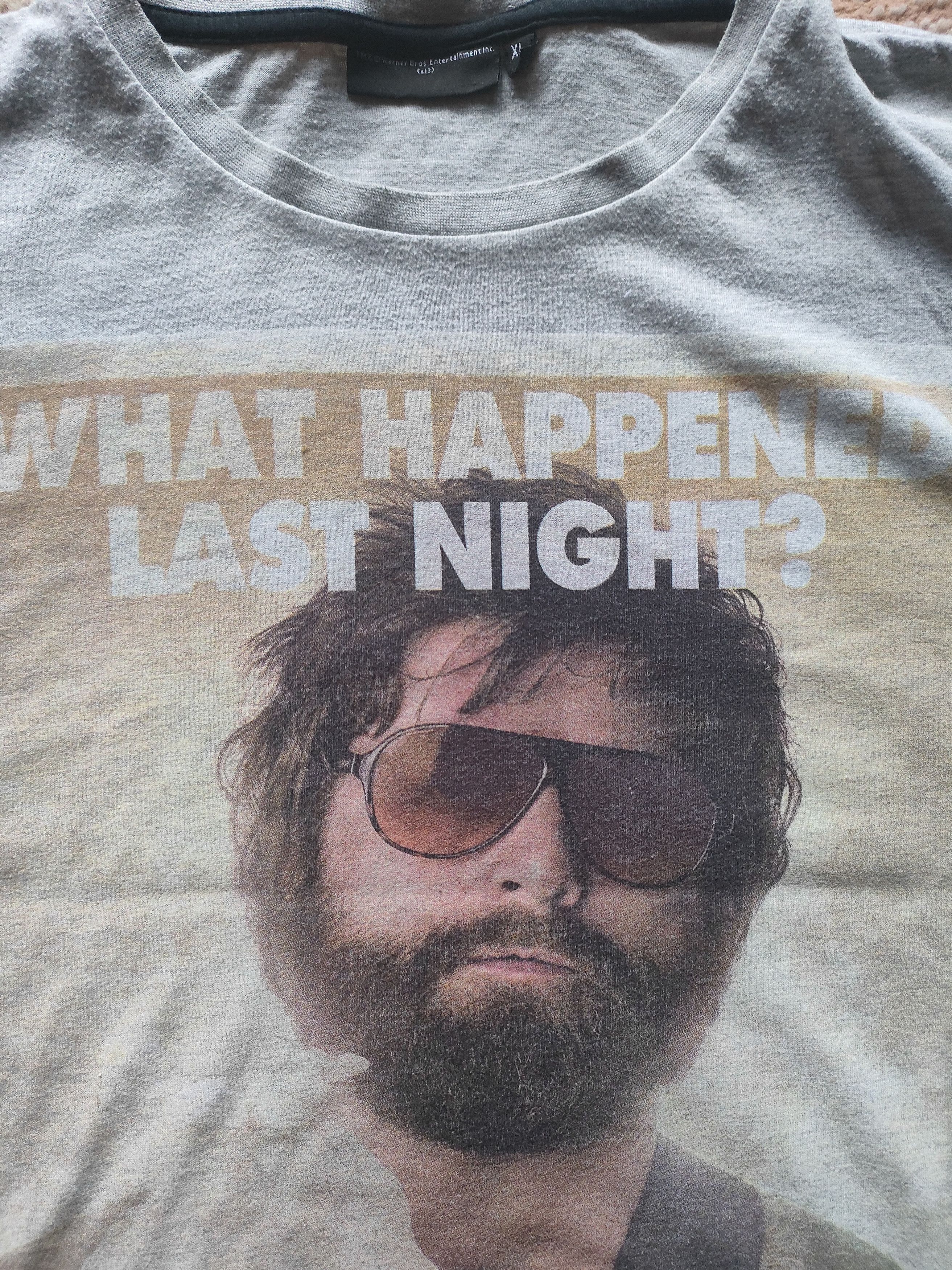 Warner Bros The Hangover II Bangkok Movie 2013 Rare T-Shirt Size US XL / EU 56 / 4 - 6 Thumbnail