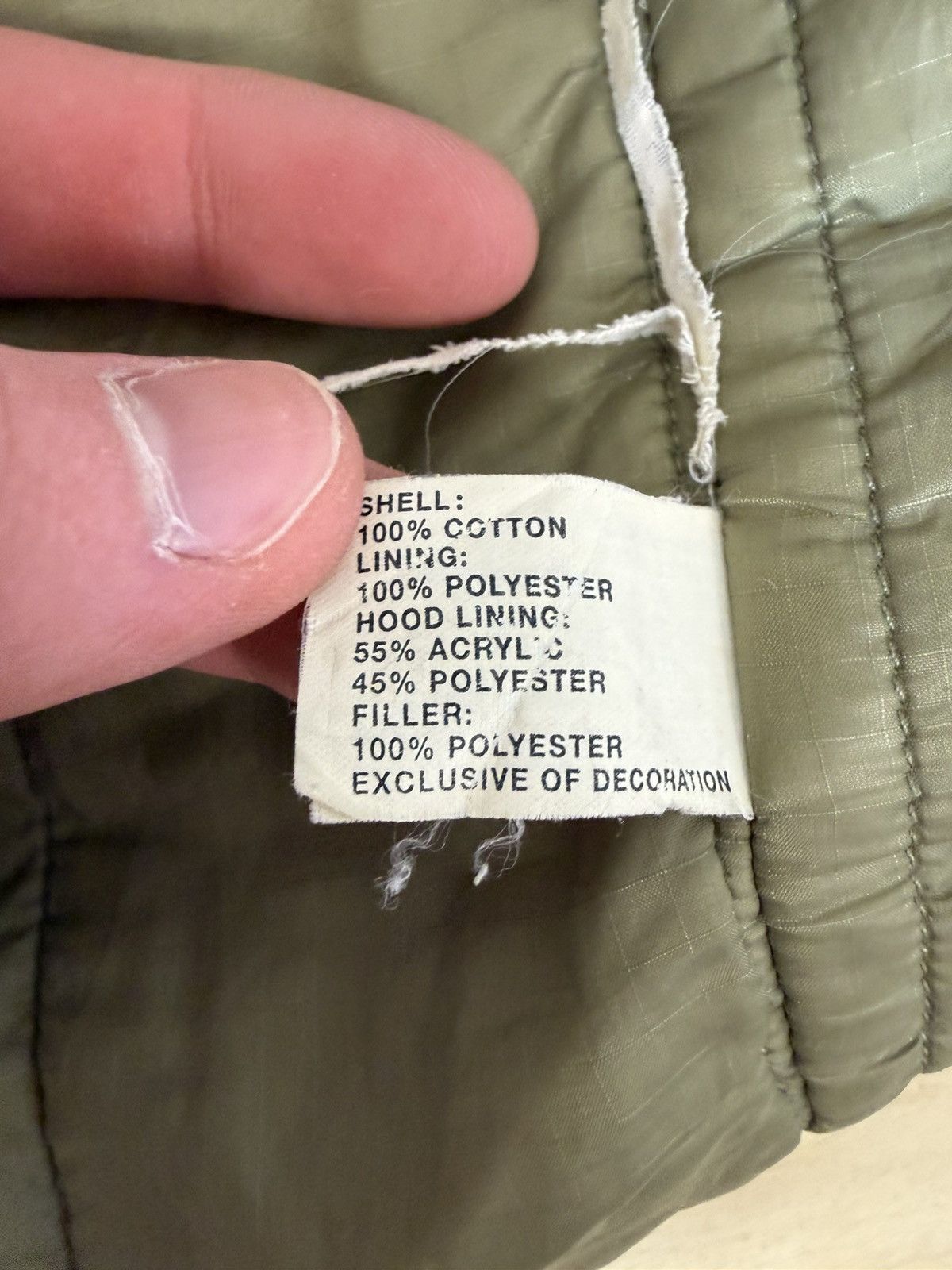 Gap Vintage Gap Cold Weather Military Parka Helmut Lang Green Size US L / EU 52-54 / 3 - 9 Thumbnail