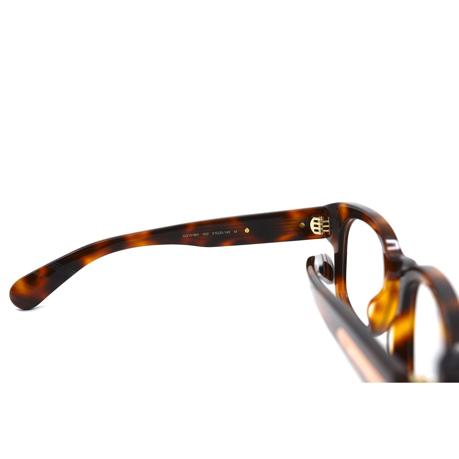 Gucci NEW GUCCI GG1518O 002 HAVANA AUTHENTIC EYEGLASSES FRAME Size ONE SIZE - 12 Thumbnail