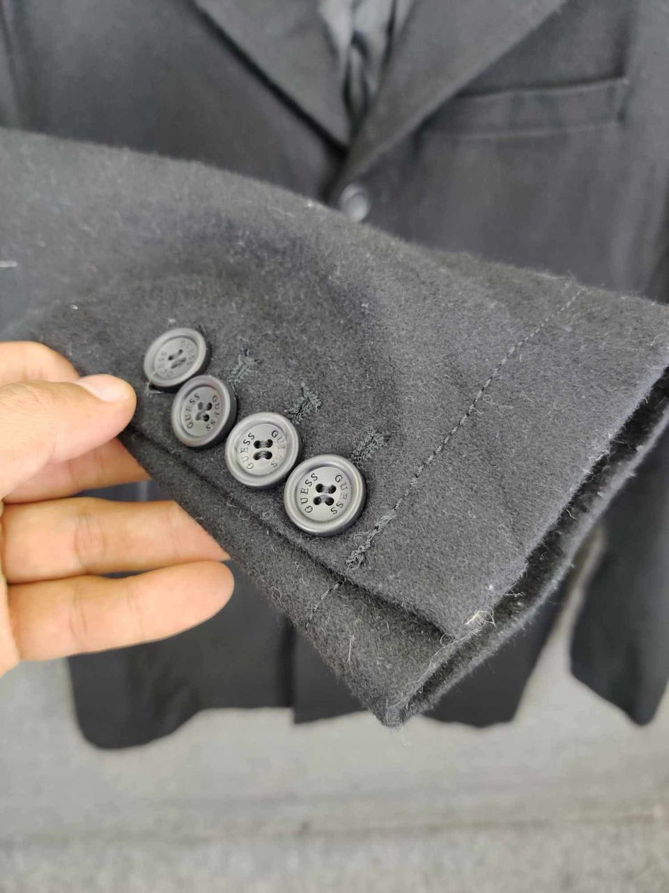 Guess Vintage Guess Wool Long Coat Size US M / EU 48-50 / 2 - 13 Thumbnail
