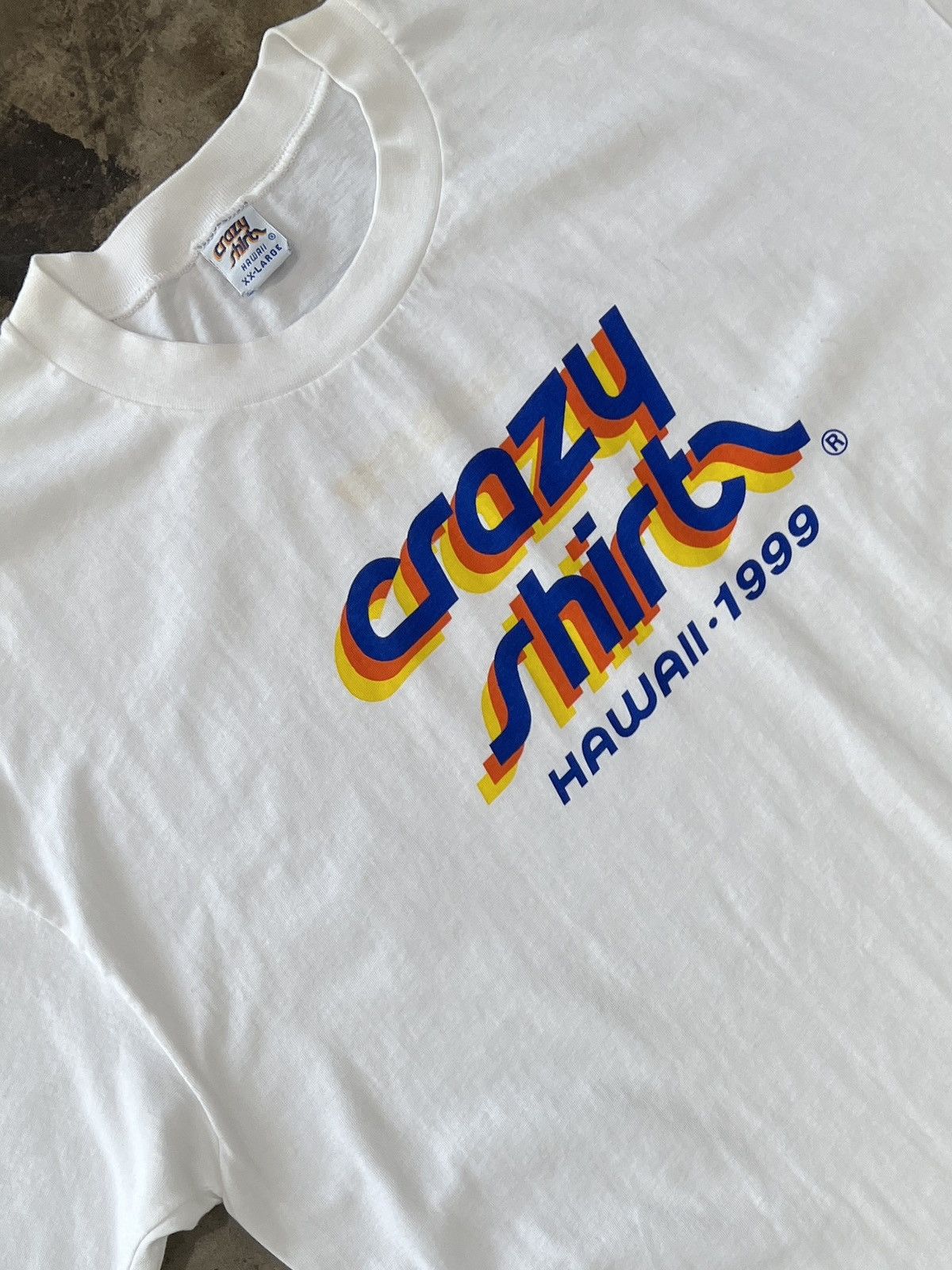 Vintage Vintage Crazy Shirt Hawaii 1999 Vacation Tee XXL Size US XXL / EU 58 / 5 - 1 Thumbnail