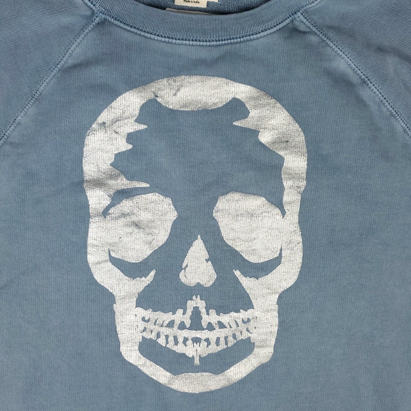 Zadig & Voltaire Zadig & Voltaire Sweater Womens M Blue Skull Crew Sweatshirt Pullover Knit Logo Size M / US 6-8 / IT 42-44 - 2 Thumbnail