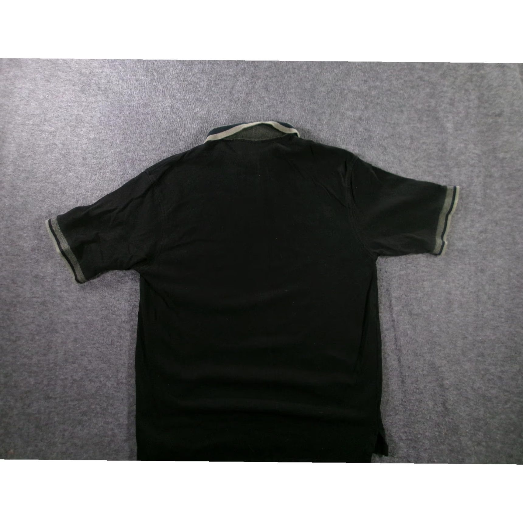 Vintage Outer Banks Polo Shirt Mens Large Black Ringer Collar Casual Classic Preppy Golf Size US L / EU 52-54 / 3 - 7 Thumbnail