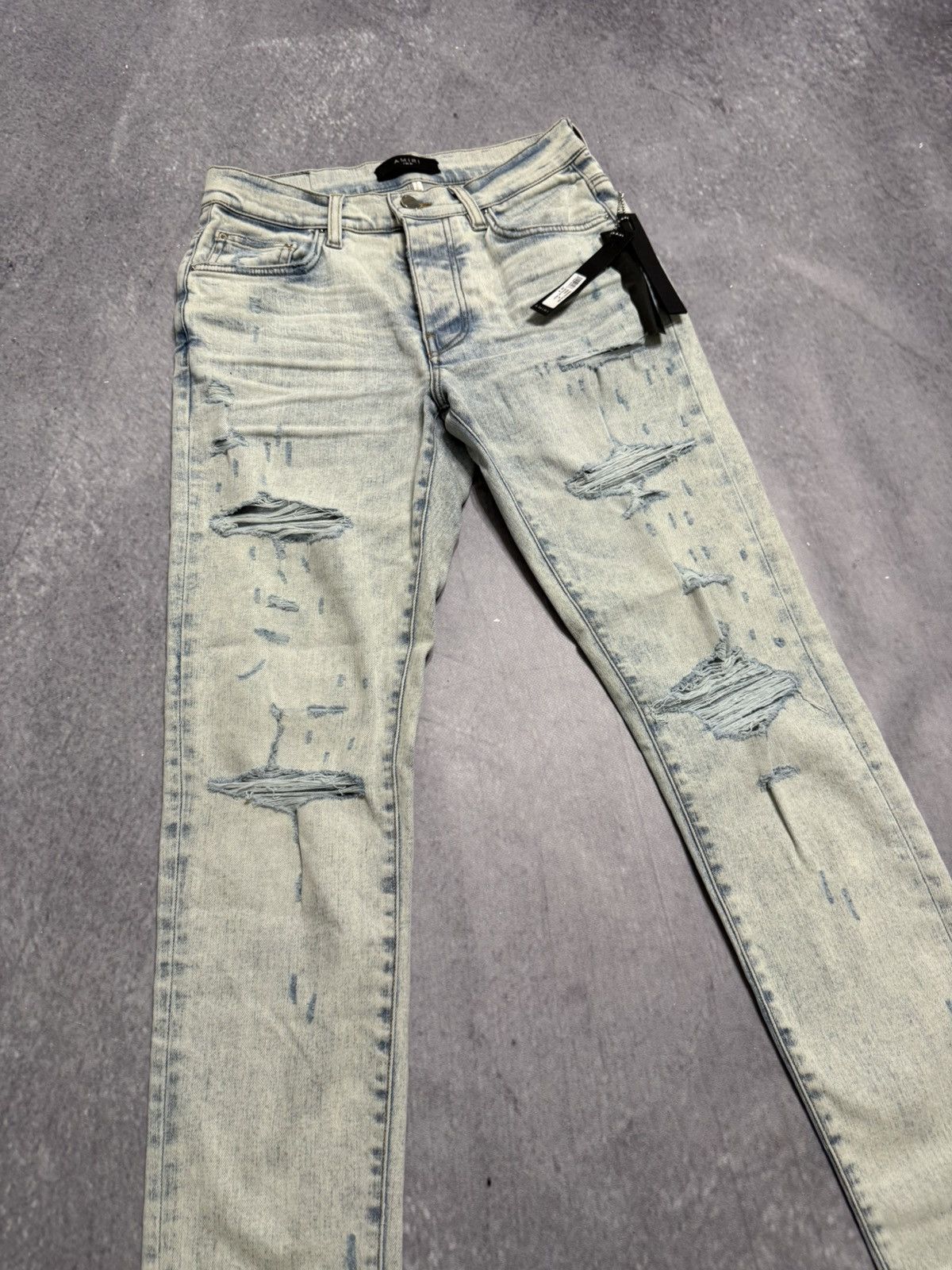 Amiri AMIRI Thrasher Plus Vintage Sky Slim Jeans Size US 29 - 2 Thumbnail