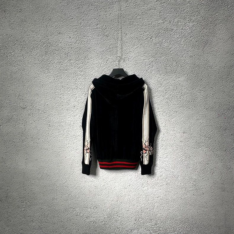 Gucci Gucci Velvet dragon pattern embroidered heavy industry jac Size US S / EU 44-46 / 1 - 2 Thumbnail