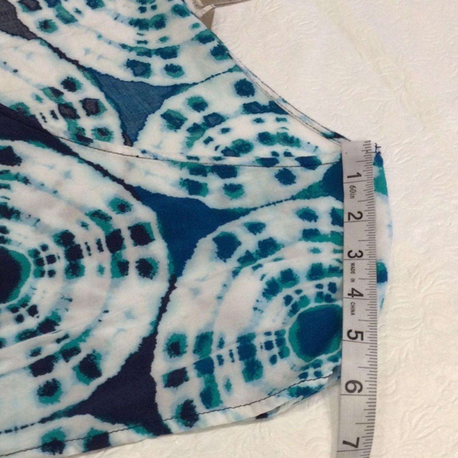 Banana Republic Banana Republic Blue/White Elastic Waist A-line Dress Size M Size M / US 6-8 / IT 42-44 - 16 Thumbnail
