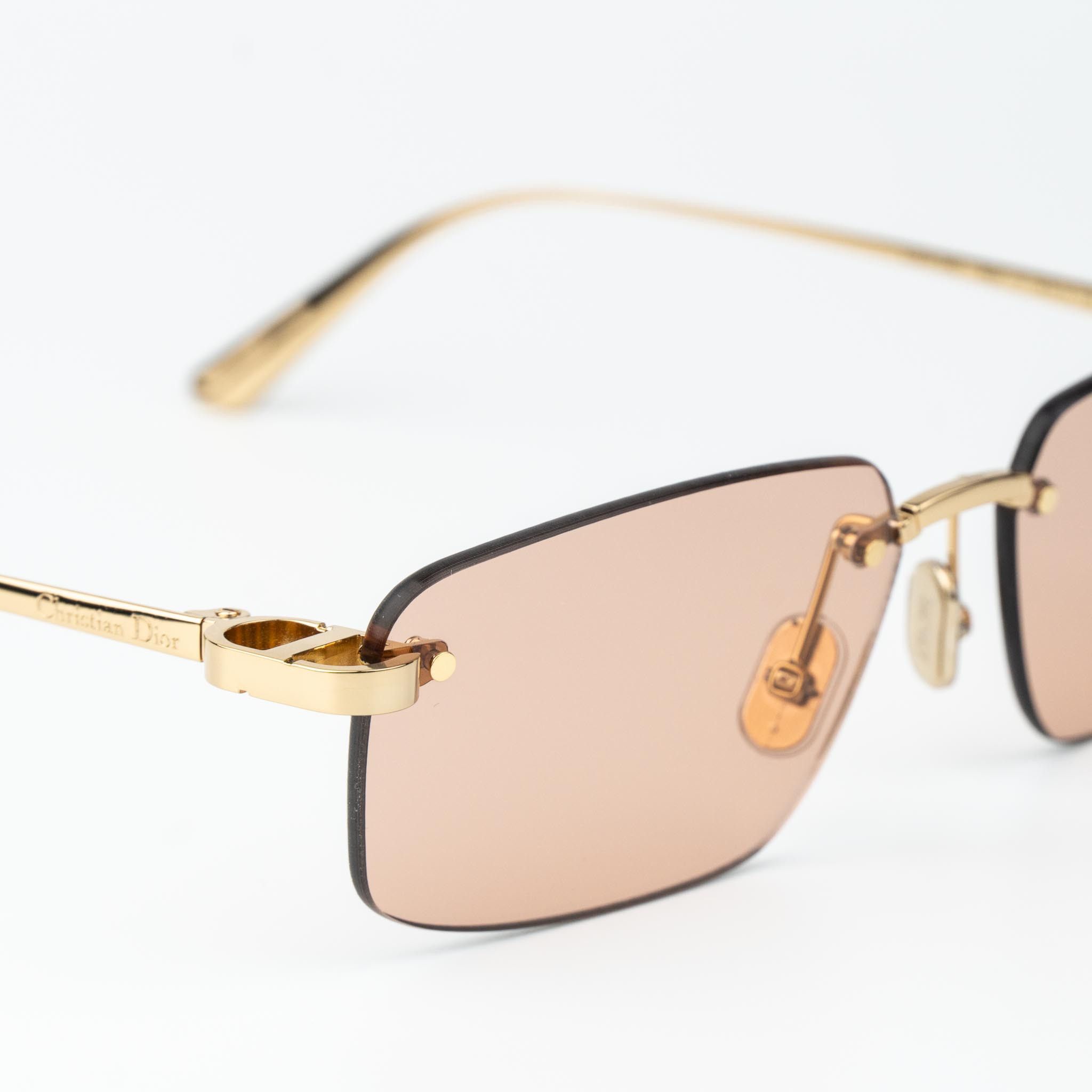 Dior Dior Women Sunglasses Rectangle CDIOR S4U B0L0 NEW AUTHENTIC Size ONE SIZE - 5 Thumbnail