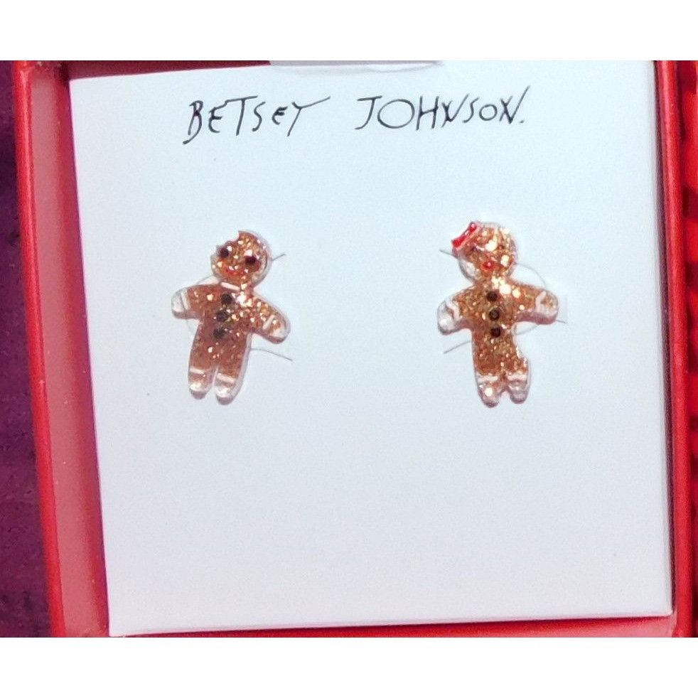 Betsey Johnson Betsey Johnson Gingerbread People Earrings Size ONE SIZE - 1 Thumbnail