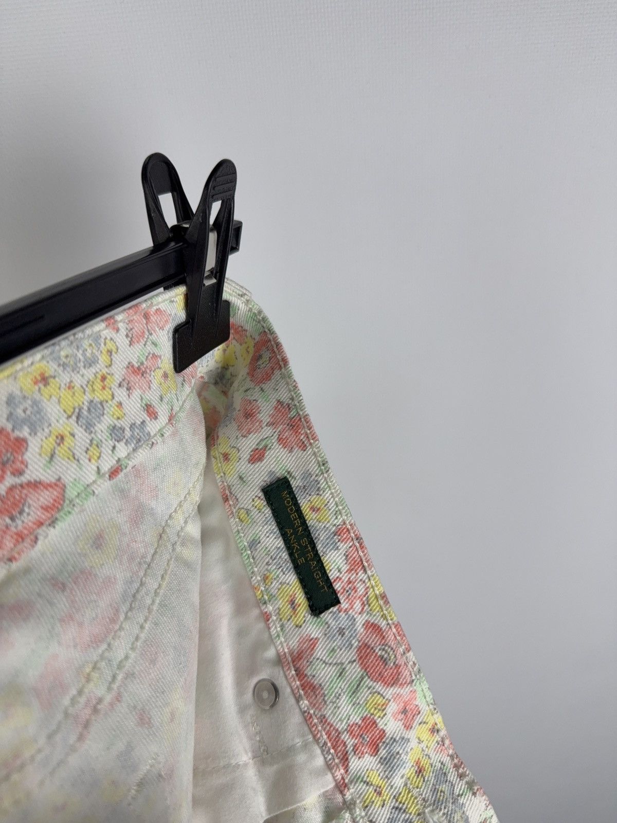 Ralph Lauren Luxury 00s Ralph Lauren LRL Floral Jeans Y2K Vintage Pants Size 27" / US 4 / IT 40 - 12 Thumbnail