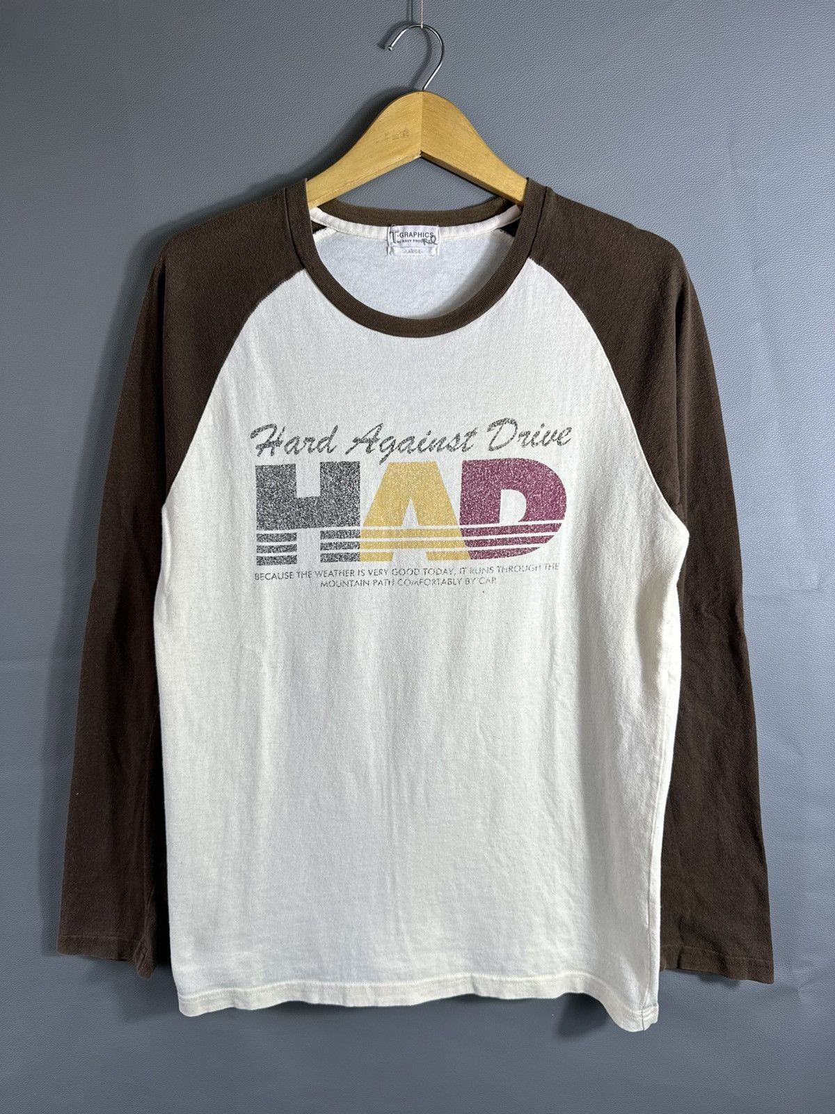 Beauty Beast × If Six Was Nine × Japanese Brand HARD AGAINTS DRIVE POEM LONG SLEEVE FADED IFSIX LGB STYLE Size US M / EU 48-50 / 2 - 1 Thumbnail