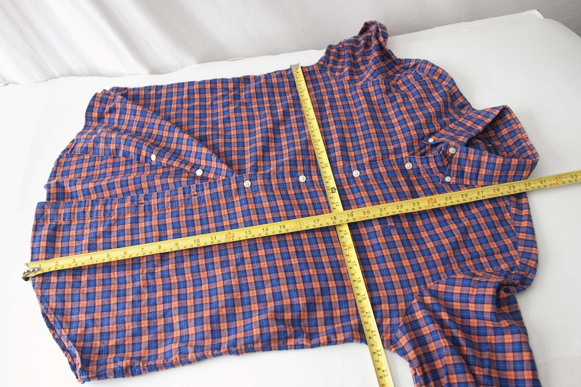 Ralph Lauren Ralph Lauren Shirt Flannel Size M Blue / Orange Size US M / EU 48-50 / 2 - 5 Thumbnail