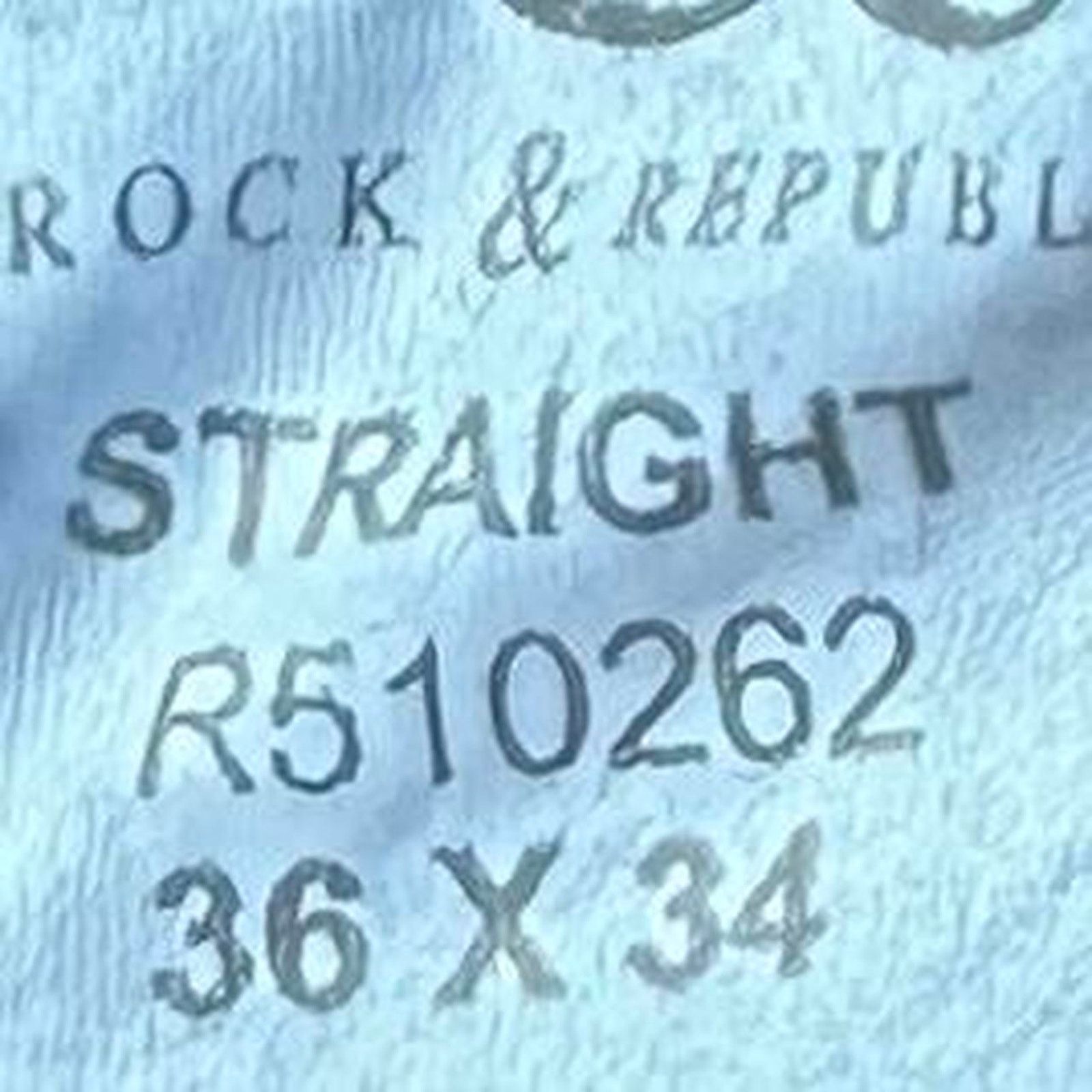 Rock & Republic × Vintage Crazy Y2K Rock & Republic Skater Grunge Opium Denim Jeans Size US 36 / EU 52 - 5 Thumbnail