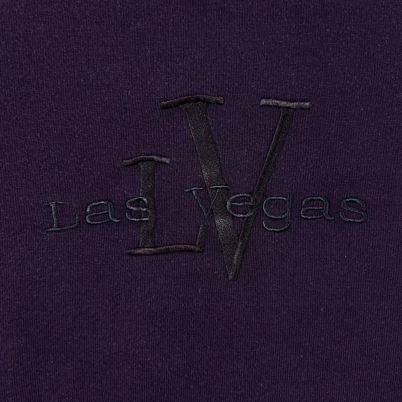 Jerzees Vintage Jerzees Las Vegas Embroidered Souvenir Spellout Sweatshirt Medium Purple Mens Sweatshirt Embroidered Souvenir Las Vegas 90s Rubber Size US M / EU 48-50 / 2 - 3 Thumbnail