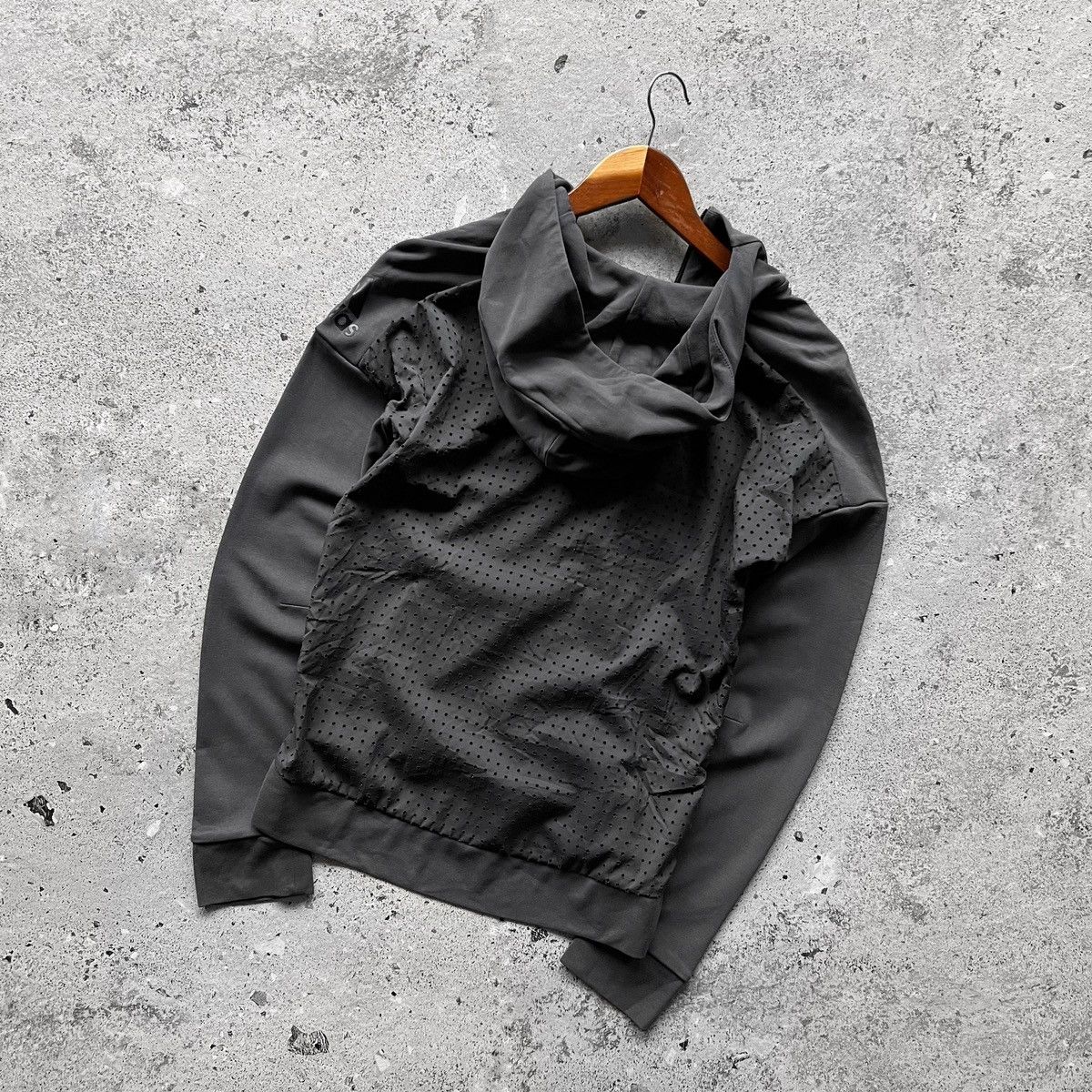 Adidas Adidas ZNE Womens Dark Gray Full Zip Long Sleeve Hoodie Size M / US 6-8 / IT 42-44 - 6 Thumbnail