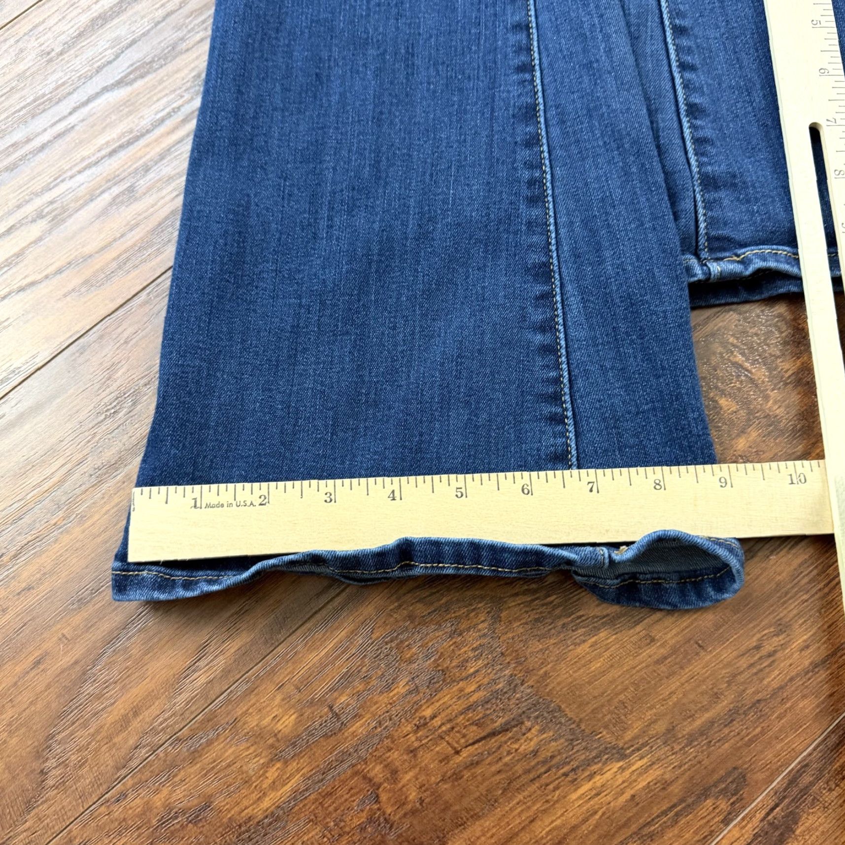 Levi's Levis Jeans Womens 25 Flare High Rise Dark Wash Stretch Denim Casual 22x30 Size 42" / US 20 - 7 Thumbnail
