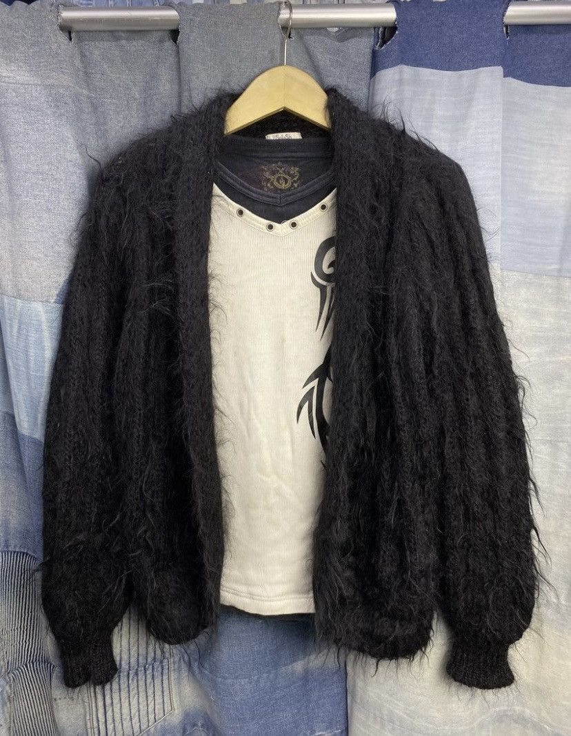Hysteric Glamour × If Six Was Nine × Japanese Brand fuzzy mohair cardigan kurt cobain grunge style Size US M / EU 48-50 / 2 - 2 Thumbnail