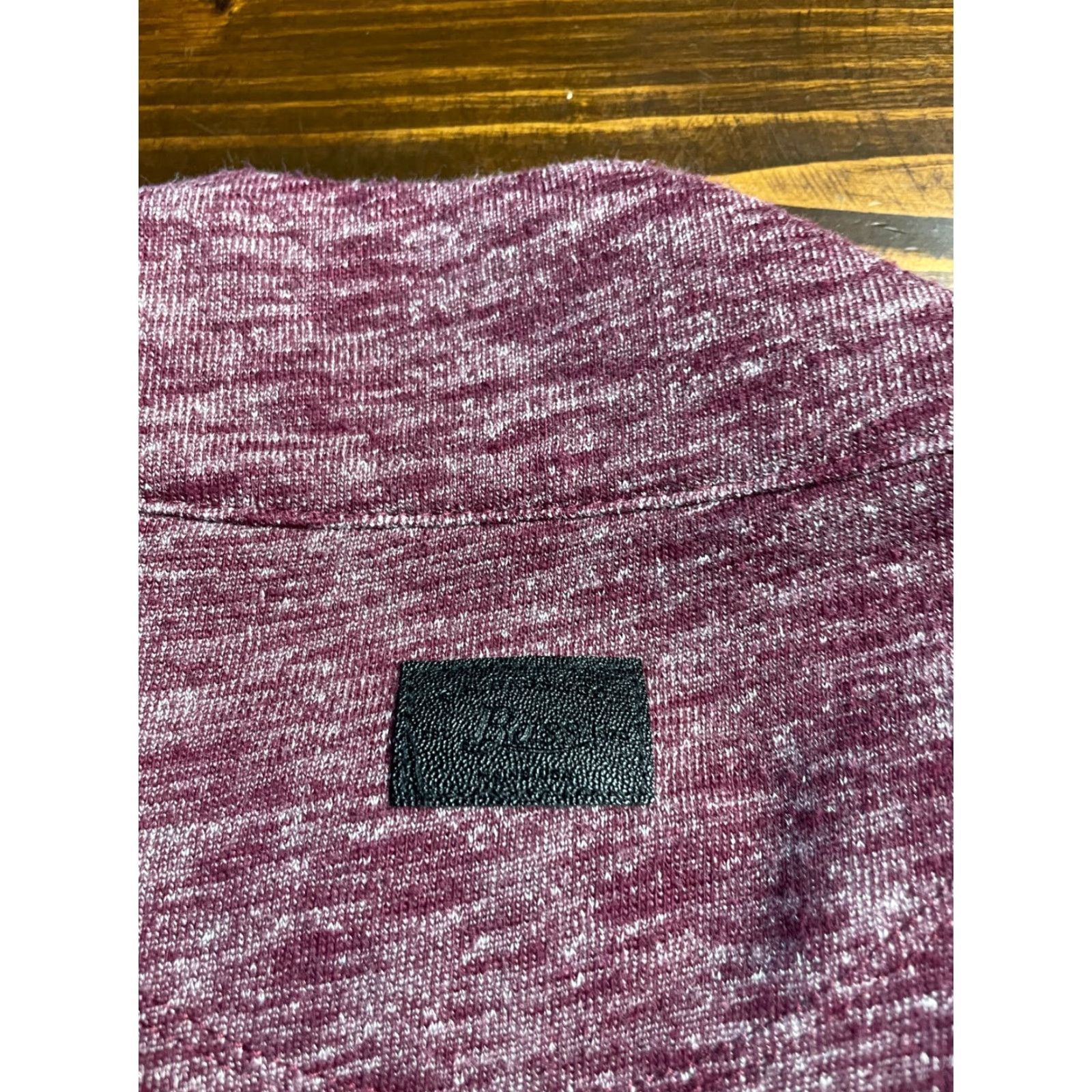 Vintage G.H. BASS & CO. Sweater Womens Medium Burgundy Asymmetric Zip Long Sleeve Knit Lounge Casual Full Zip Ladies Size M / US 6-8 / IT 42-44 - 6 Thumbnail