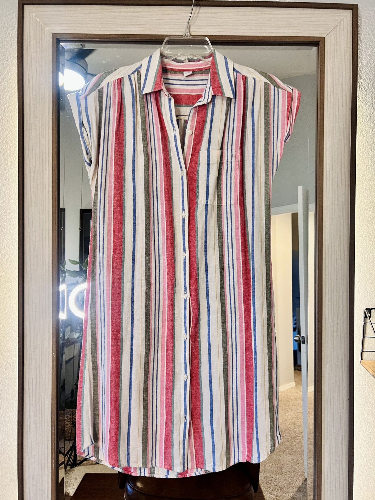 Old Navy Old Navy Button down shirt dress size XS Size XS / US 0-2 / IT 36-38 - 2 Thumbnail
