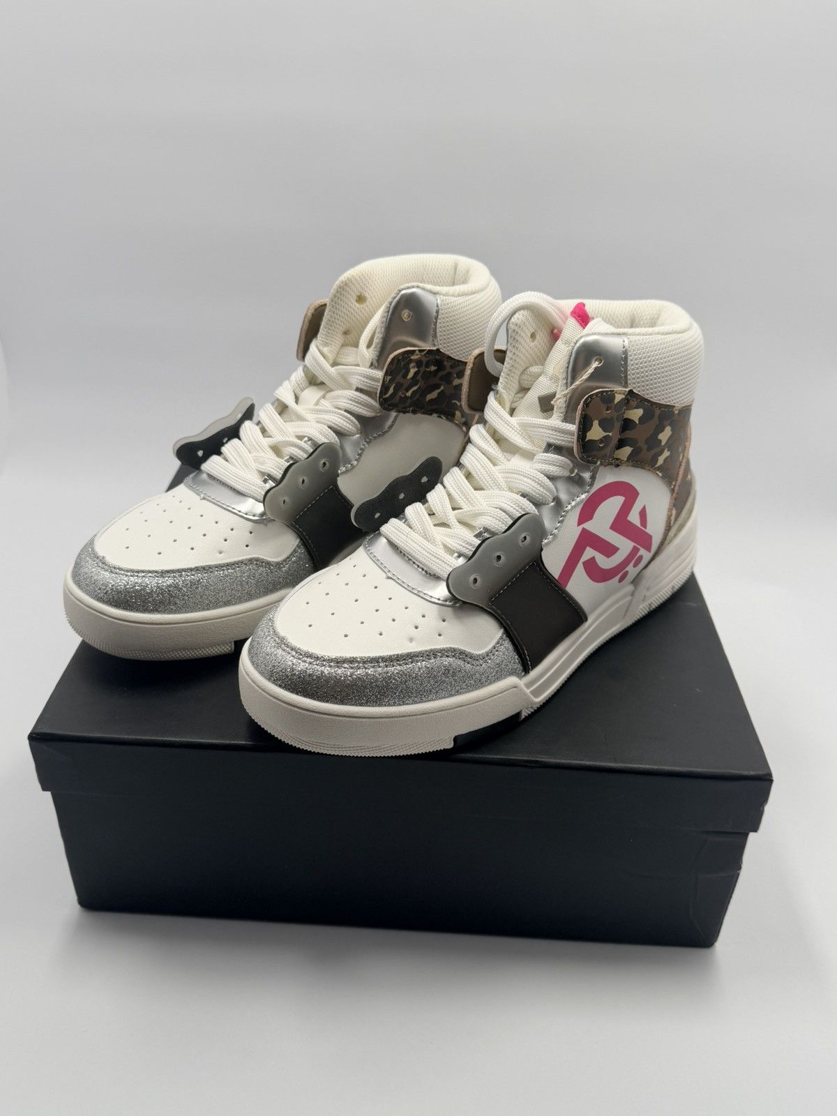 Gaelle Paris GAëLLE Paris Women’s High Top Sneakers Size US 8 / IT 38 - 1 Thumbnail
