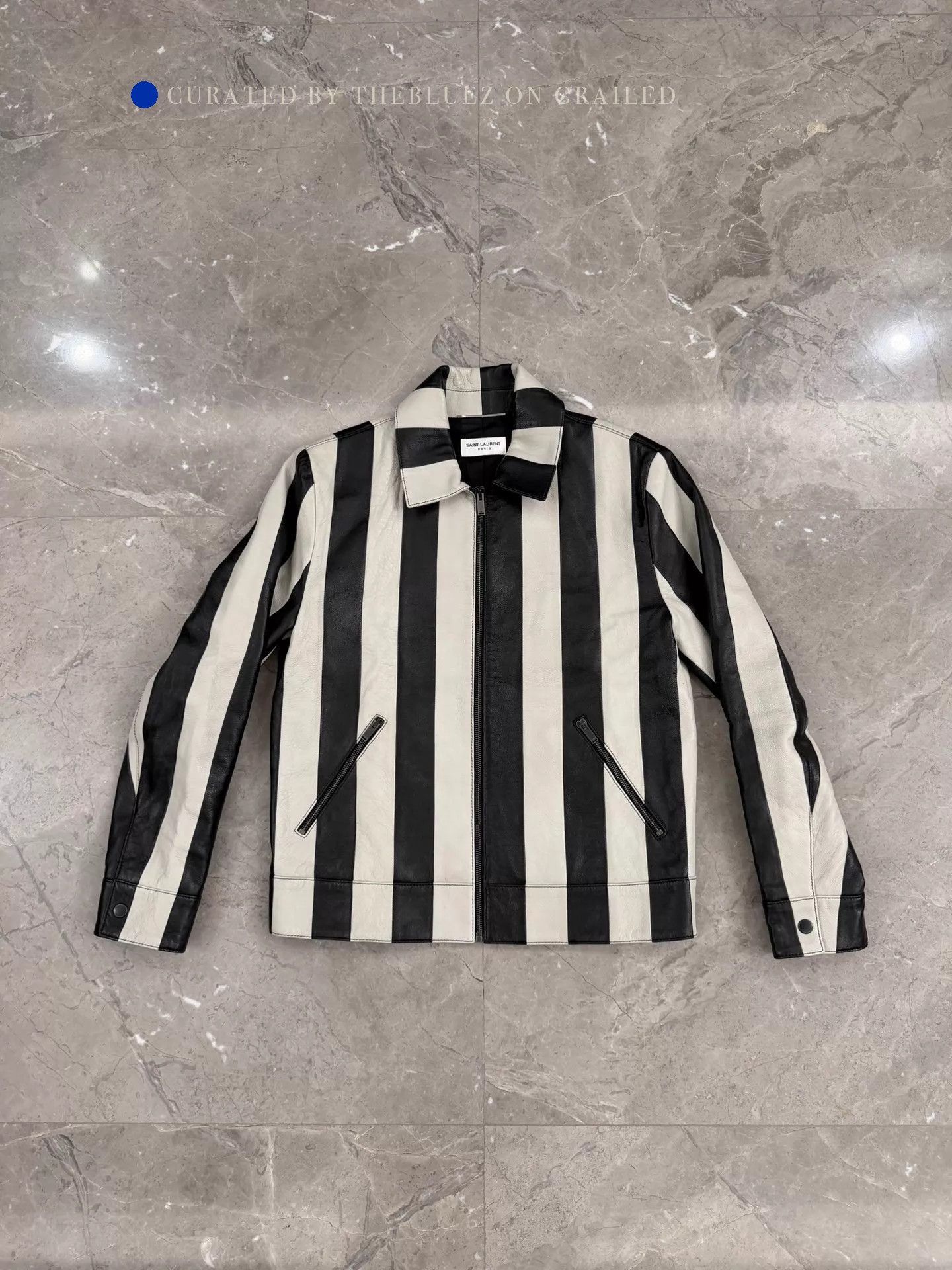 Saint Laurent Paris FW15 Runway Multi Zip Leather Jacket | Grailed