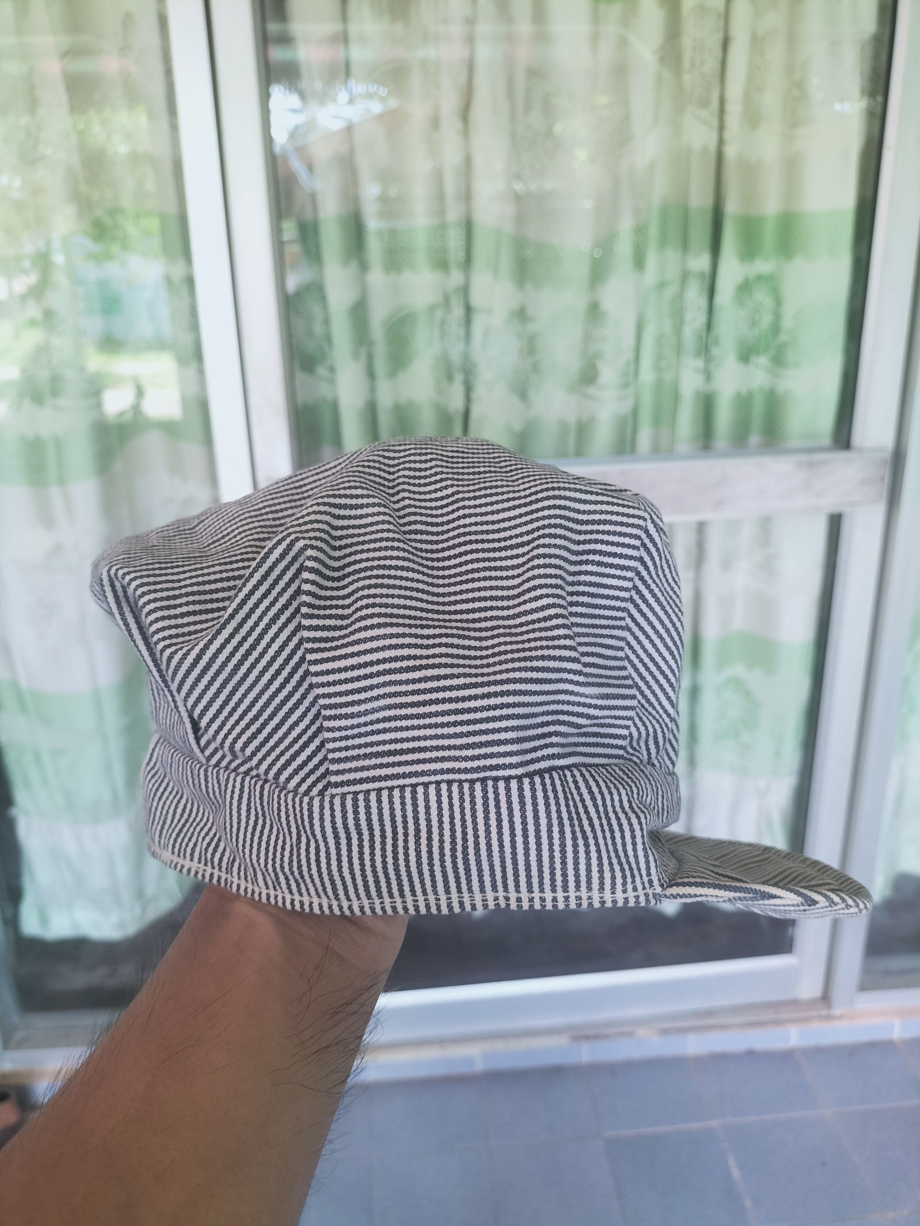 Vintage Vintage 70s hickory mechanic hats Can Sport usa Size 30 - 3 Thumbnail