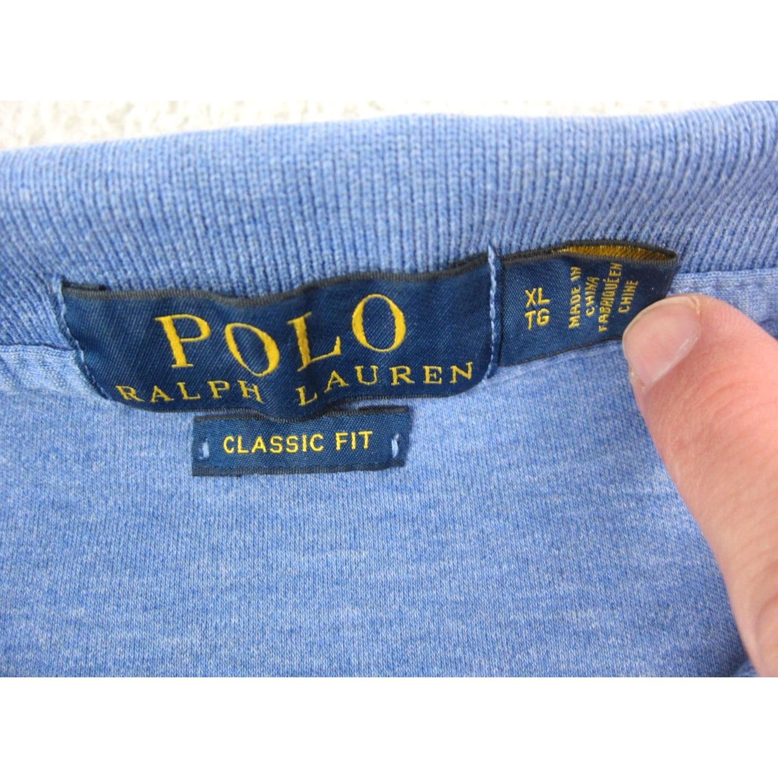 Polo Ralph Lauren Polo Ralph Lauren Polo Shirt Mens XL Blue Brown Flesh Pony Soft Classic Polo Shirt XL Mens Blue pol oShirt Size US XL / EU 56 / 4 - 4 Thumbnail