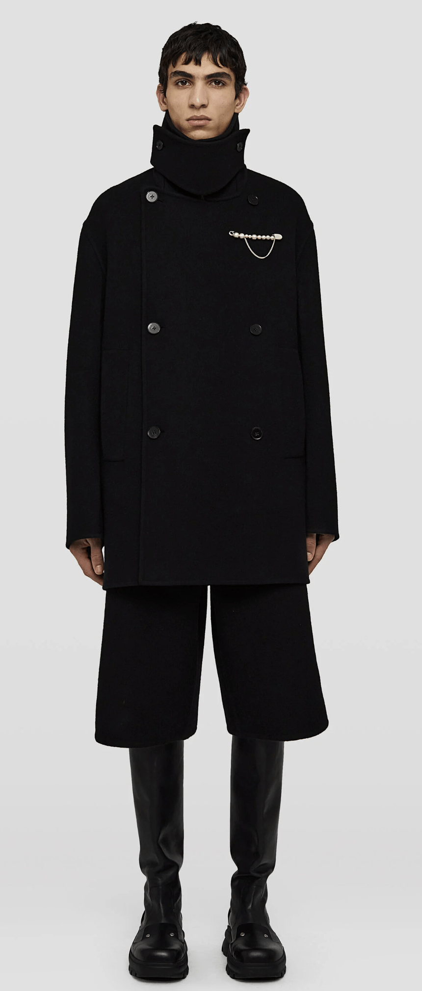 Jil Sander FW06 Jil Sander Raf Simons Era Virgin Wool Long Coat