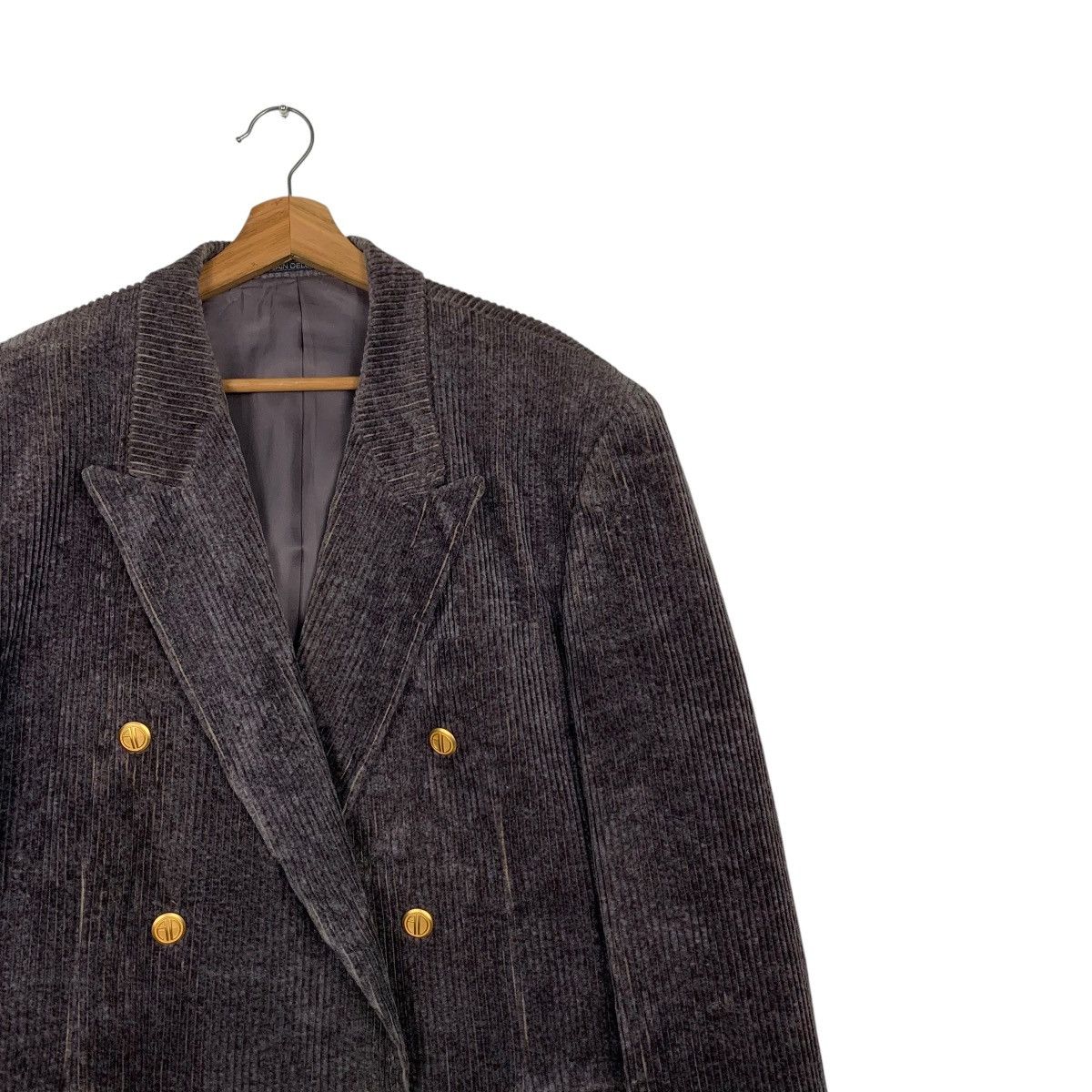ALAIN DELON ALAIN DELON Corduroy Velvet Dark Brown Blazers #2109-C92 Size US L / EU 52-54 / 3 - 5 Thumbnail