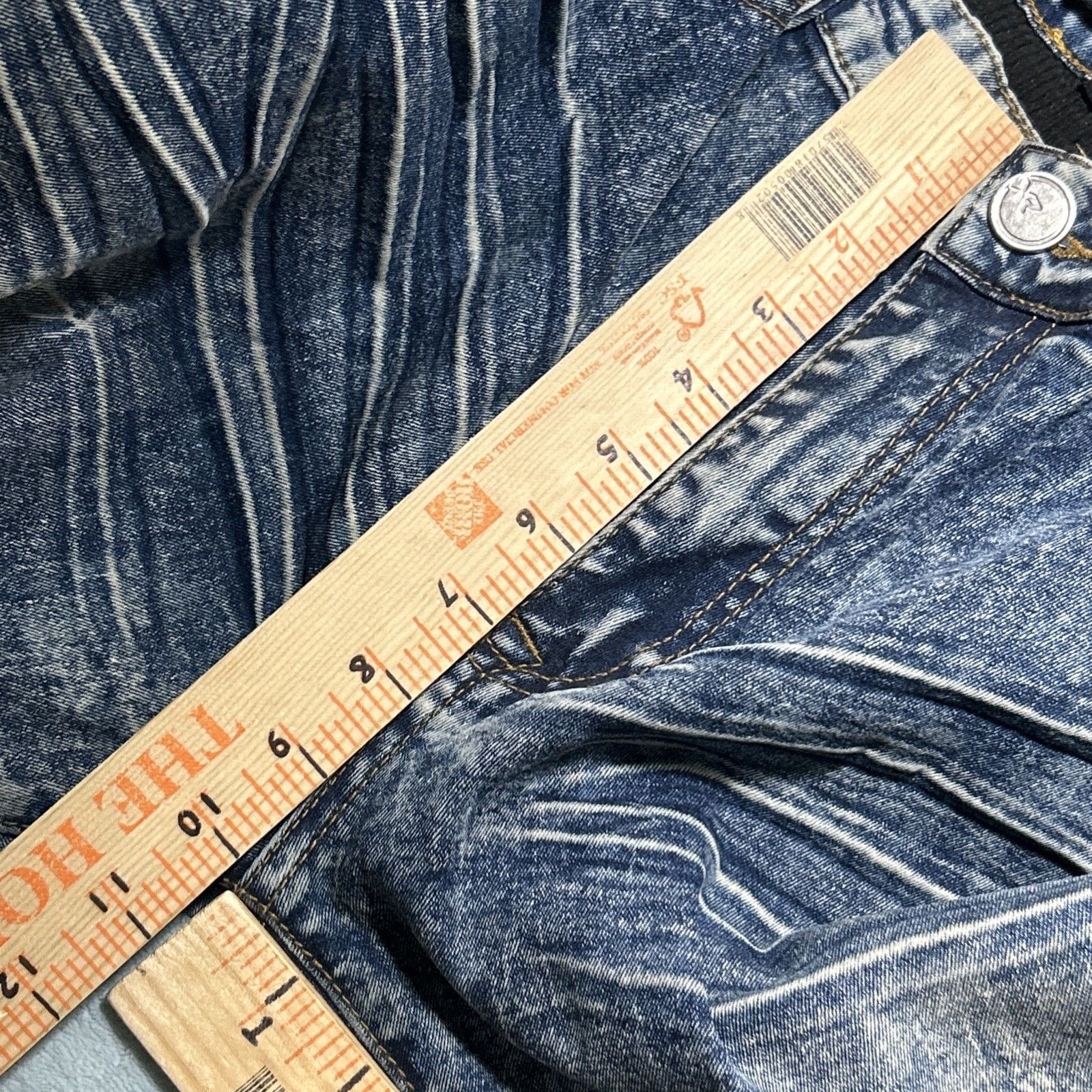 Xray Footwear Grunge Rips Acid Wash Straight Leg Jeans 34x30 Hamilton Size 34" / US 12 / IT 48 - 12 Thumbnail