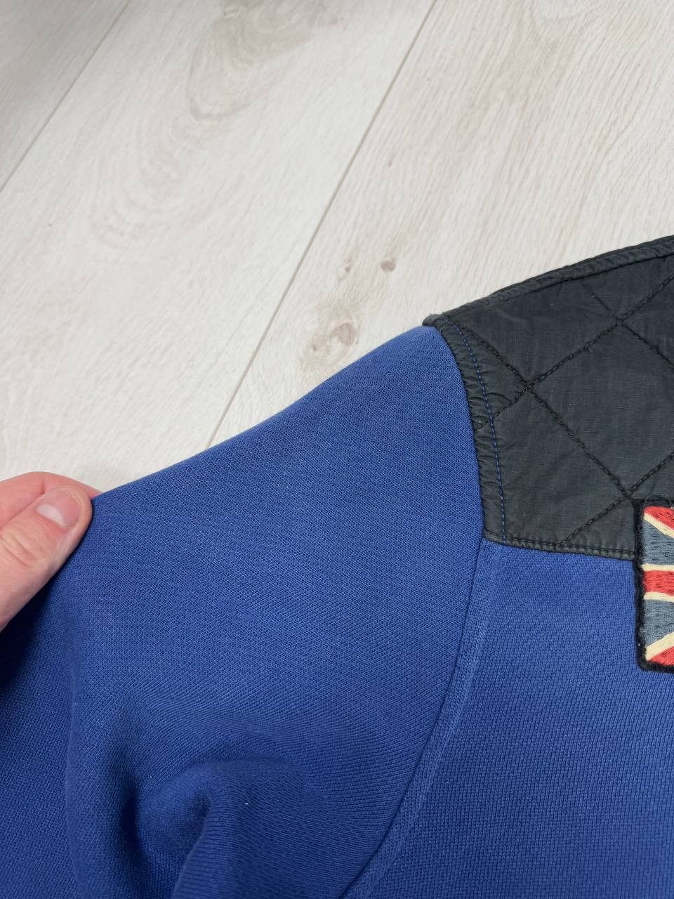 Other Vintage Ralph Lauren United Kingdom Flag Pullover Zip Size US L / EU 52-54 / 3 - 12 Thumbnail