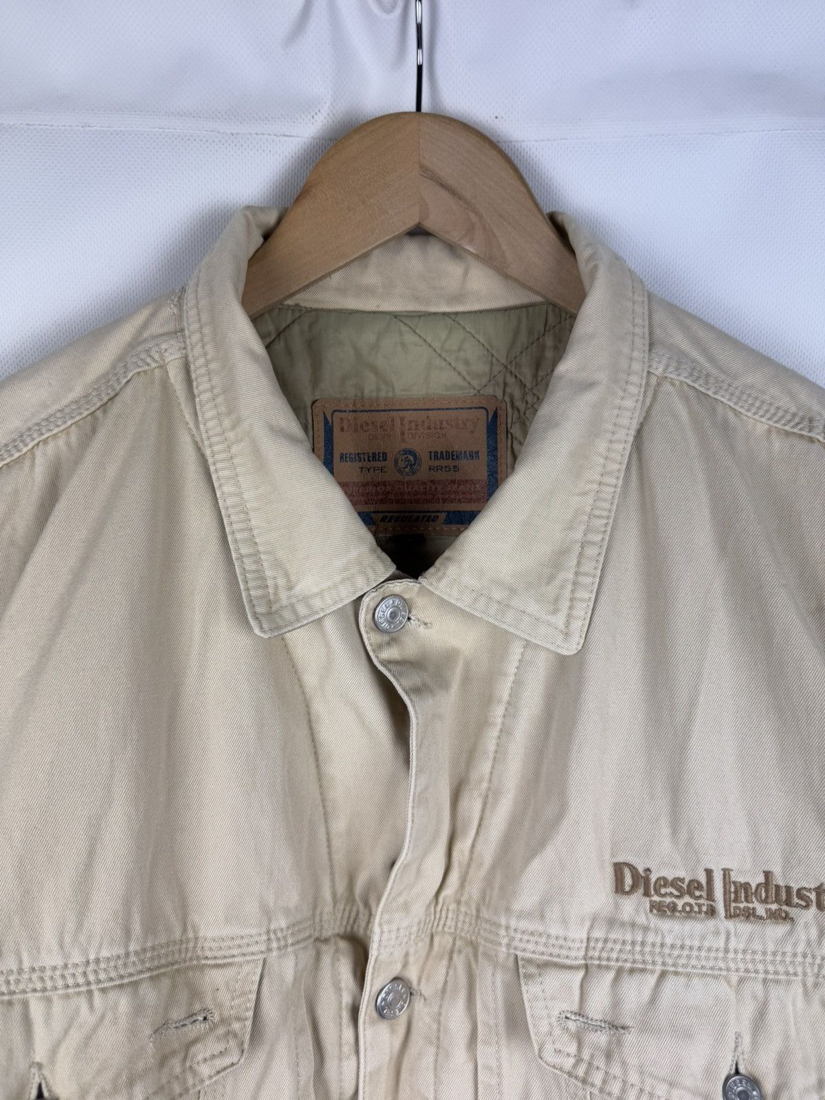 Diesel Diesel Industry Vintage Quilted Lined Trucker Jacket Size XL Size US XL / EU 56 / 4 - 8 Thumbnail