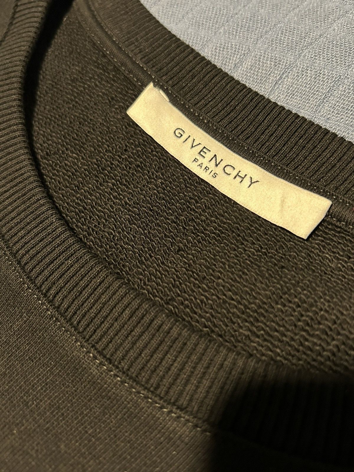 Givenchy Givenchy Green Iridescent Logo Sweatshirt Size US XXL / EU 58 / 5 - 7 Thumbnail