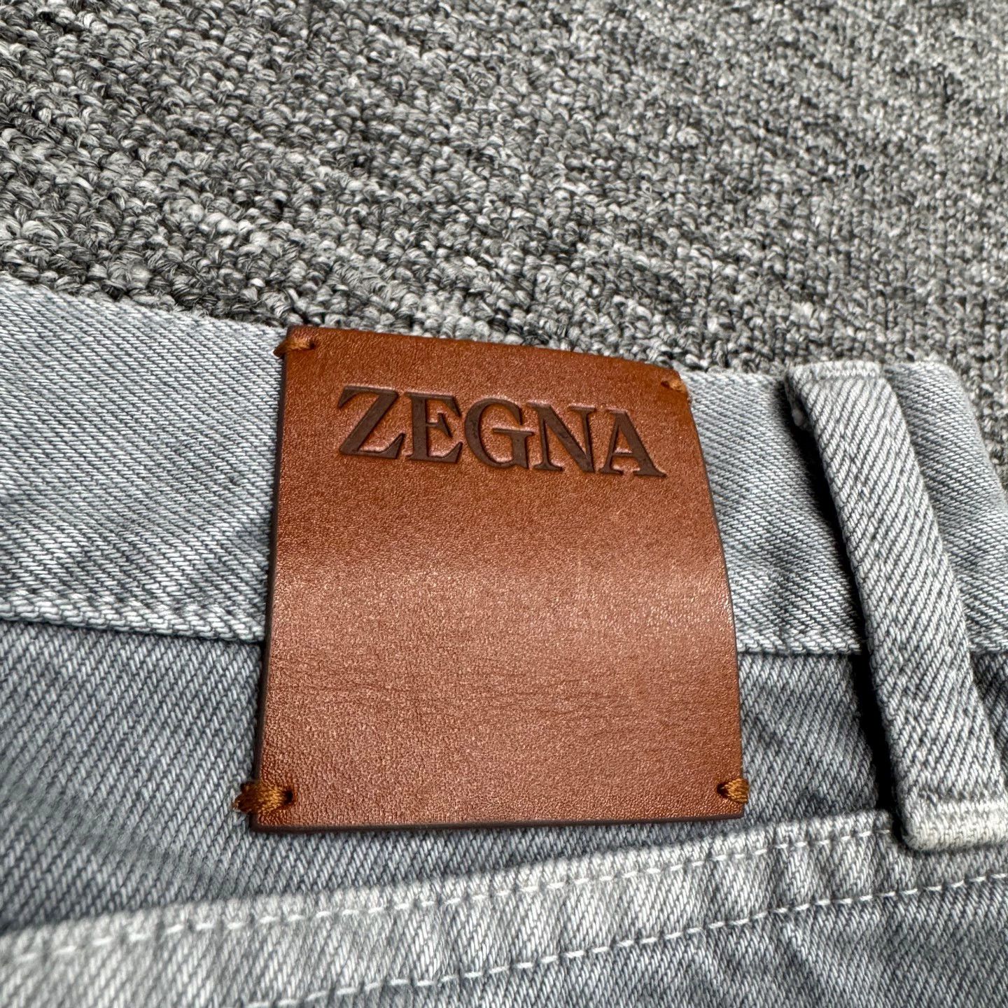 Ermenegildo Zegna ZEGNA 98 New Washed Distressed White Wash Jeans 32 Size US 32 / EU 48 - 7 Thumbnail